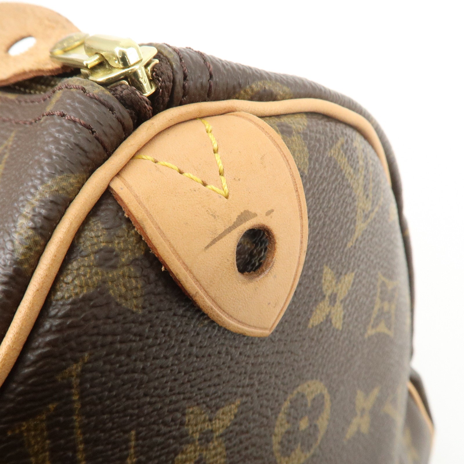 Louis Vuitton Monogram Speedy 30 Boston Bag Hand Bag Brown M41526