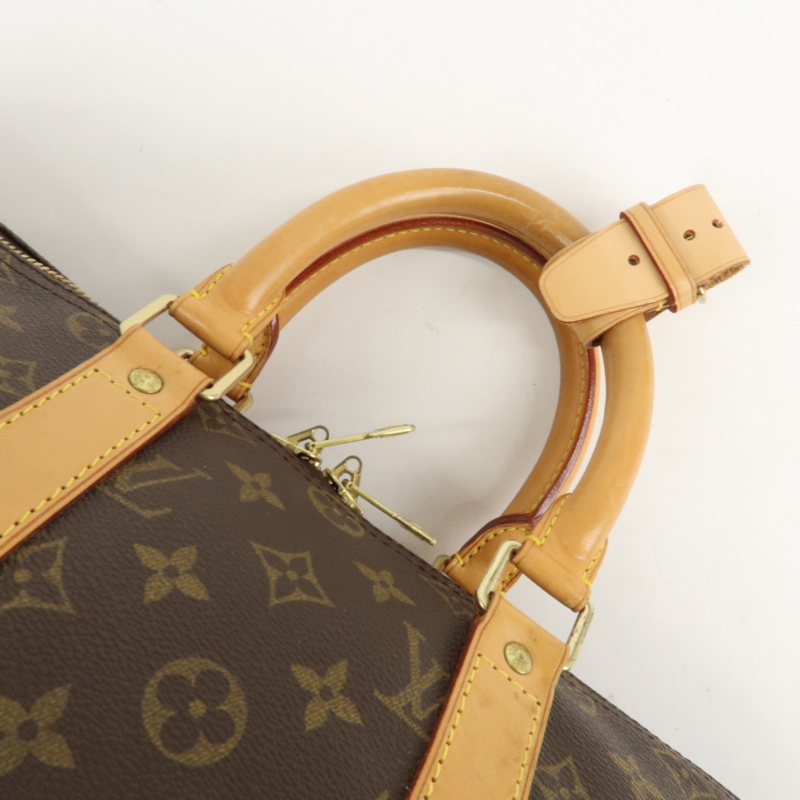 Louis Vuitton Monogram Keep All 45 Boston Bag Brown M41428 Used