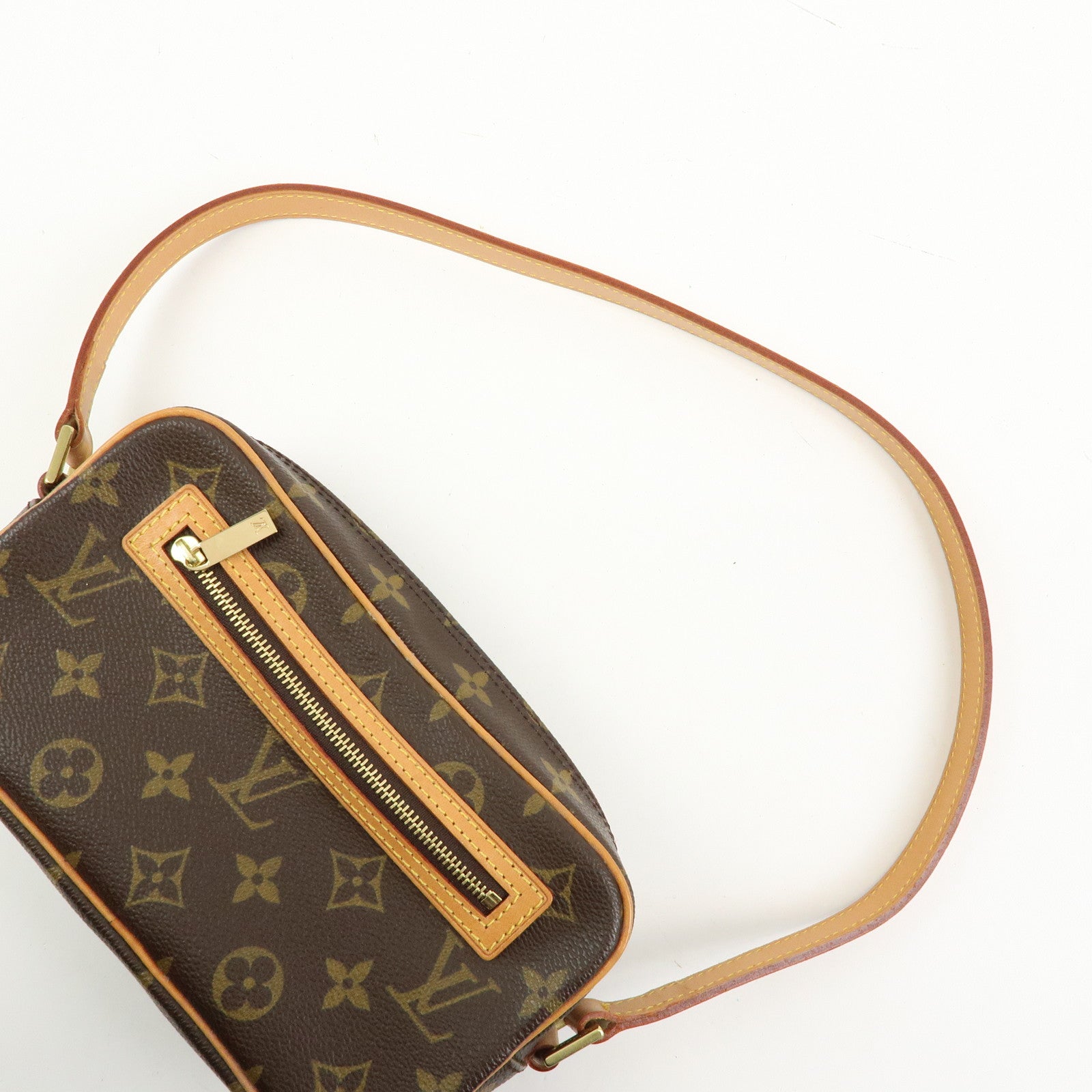 Louis Vuitton Monogram Pochette Cite Shoulder Bag Brown M51183