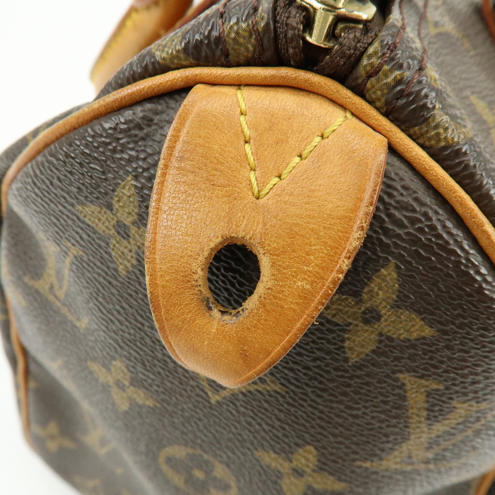 Louis Vuitton Monogram Speedy 25 Boston Bag Hand Bag Brown M41528