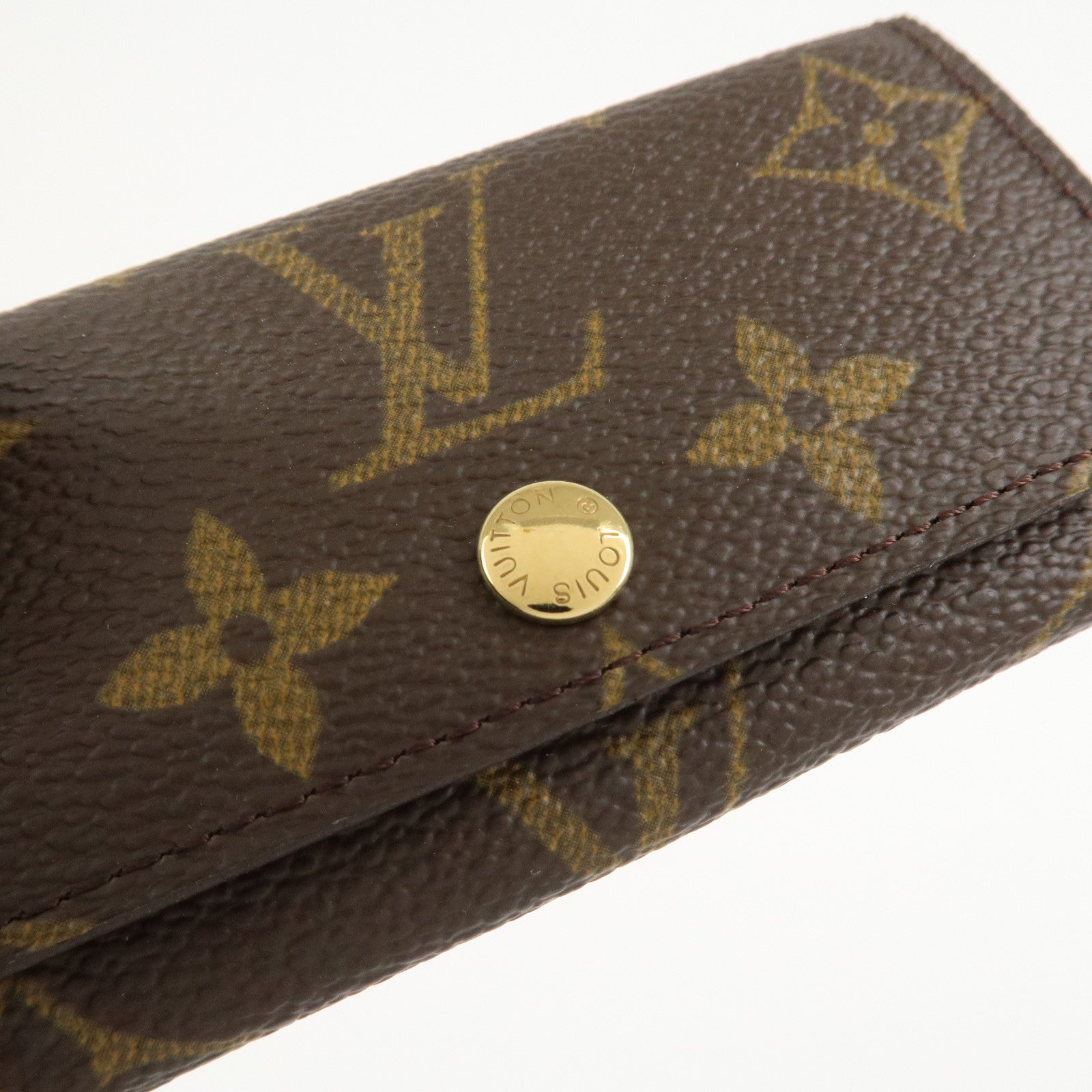Louis Vuitton Monogram Multicles 4 Key Case Key Holder Brown M69517