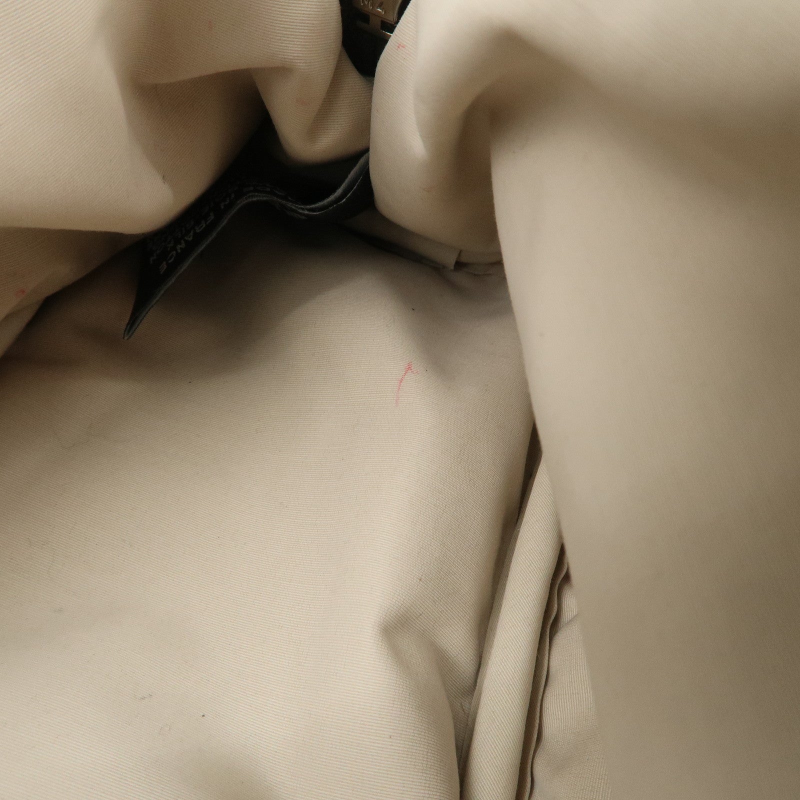 HERMES Bolide Vice Versa PM Cotton Silk Pouch Acier