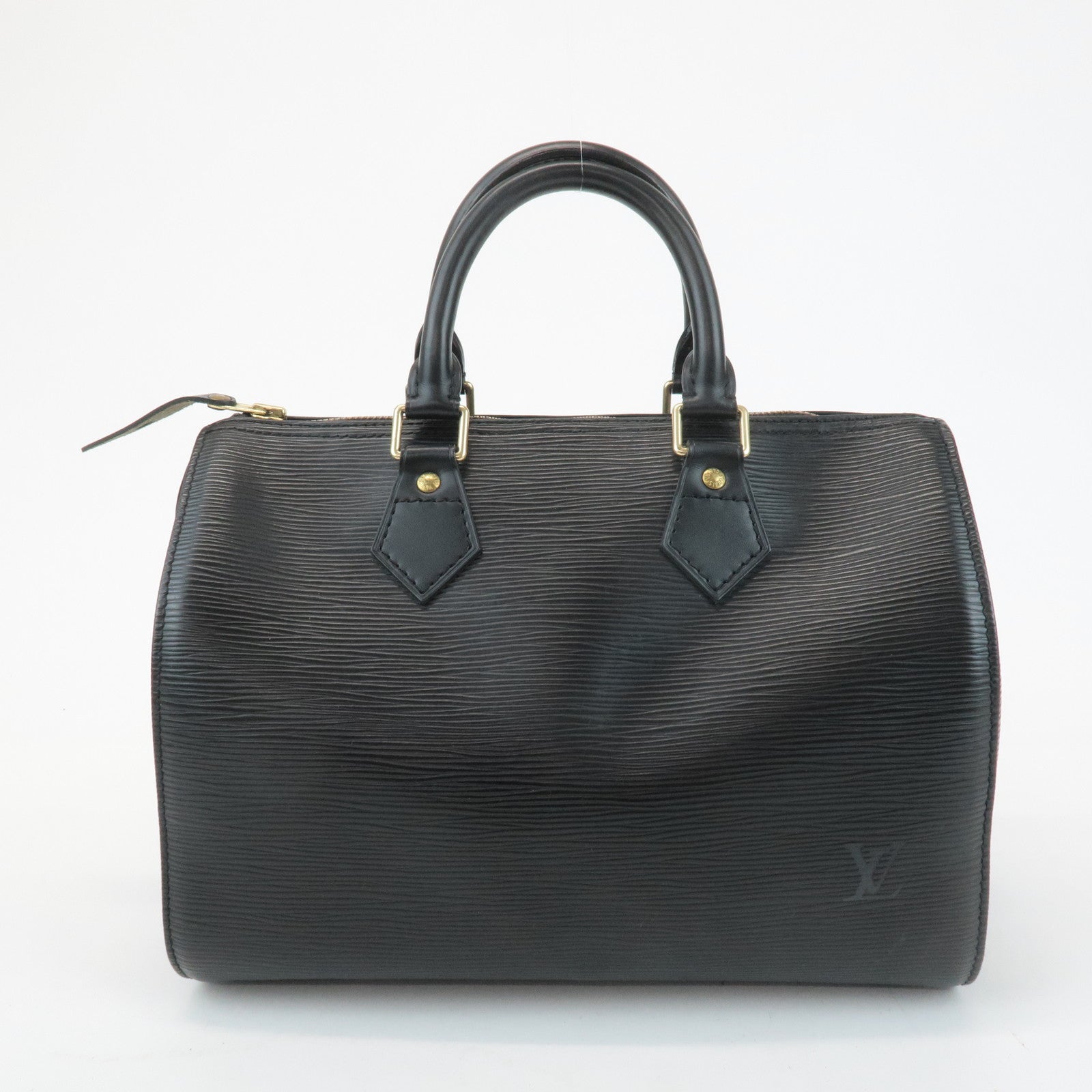 Louis Vuitton Epi Speedy 25 Boston Bag Hand Bag Noir M43012 Used