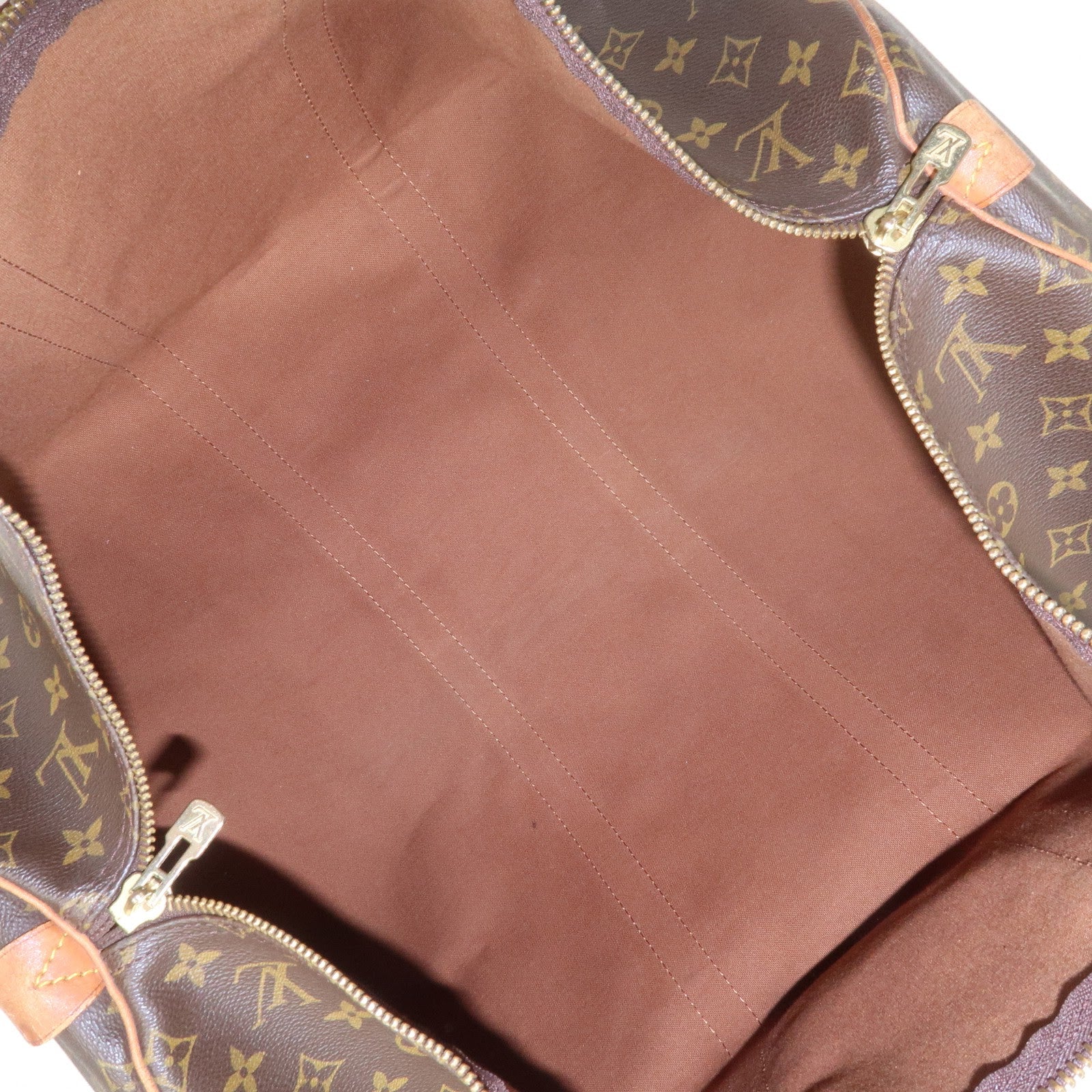Louis Vuitton Monogram Keep All 55 Boston Bag Brown M41424