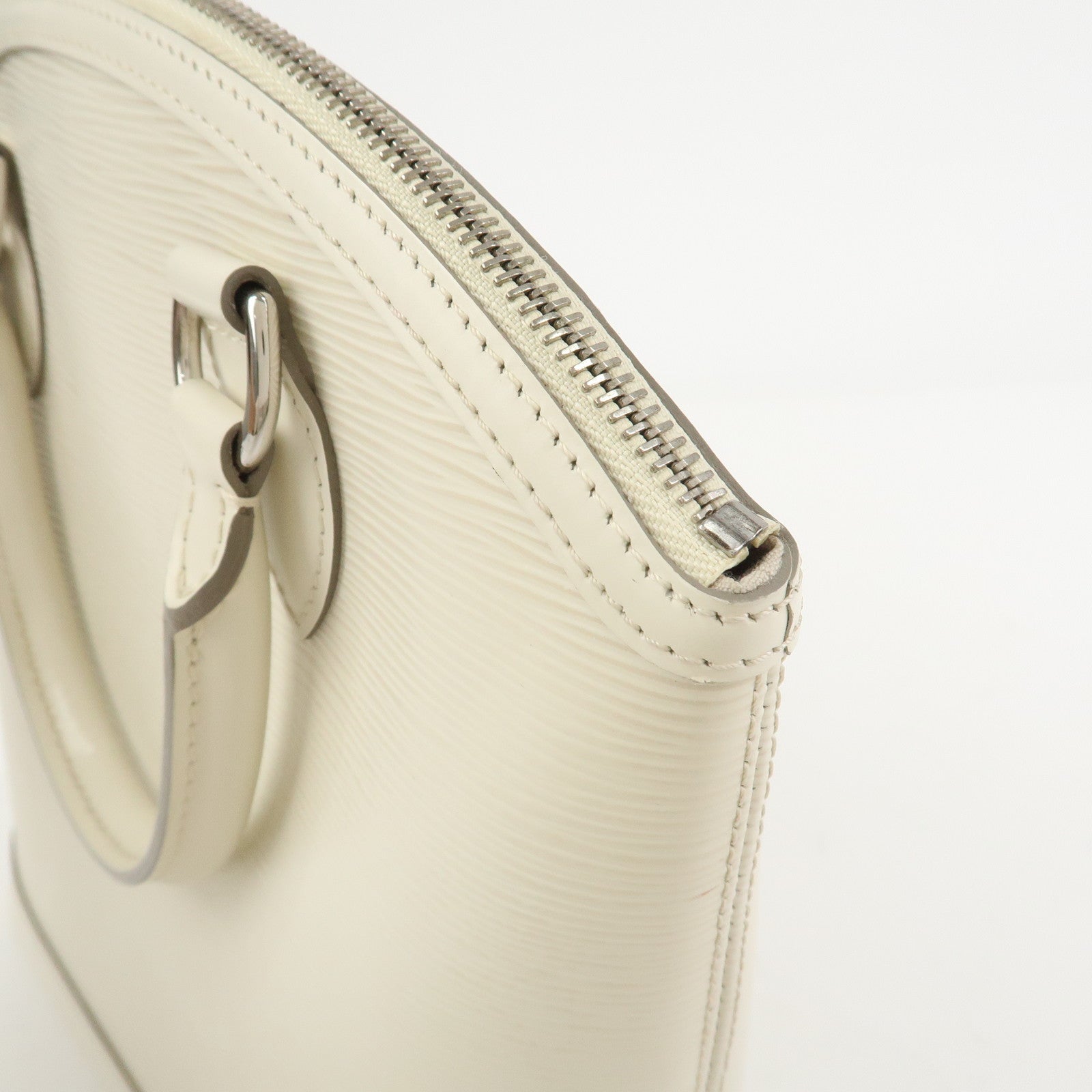 Louis Vuitton Epi Lockit Hand Bag Tote Bag Ivoire White M4229J