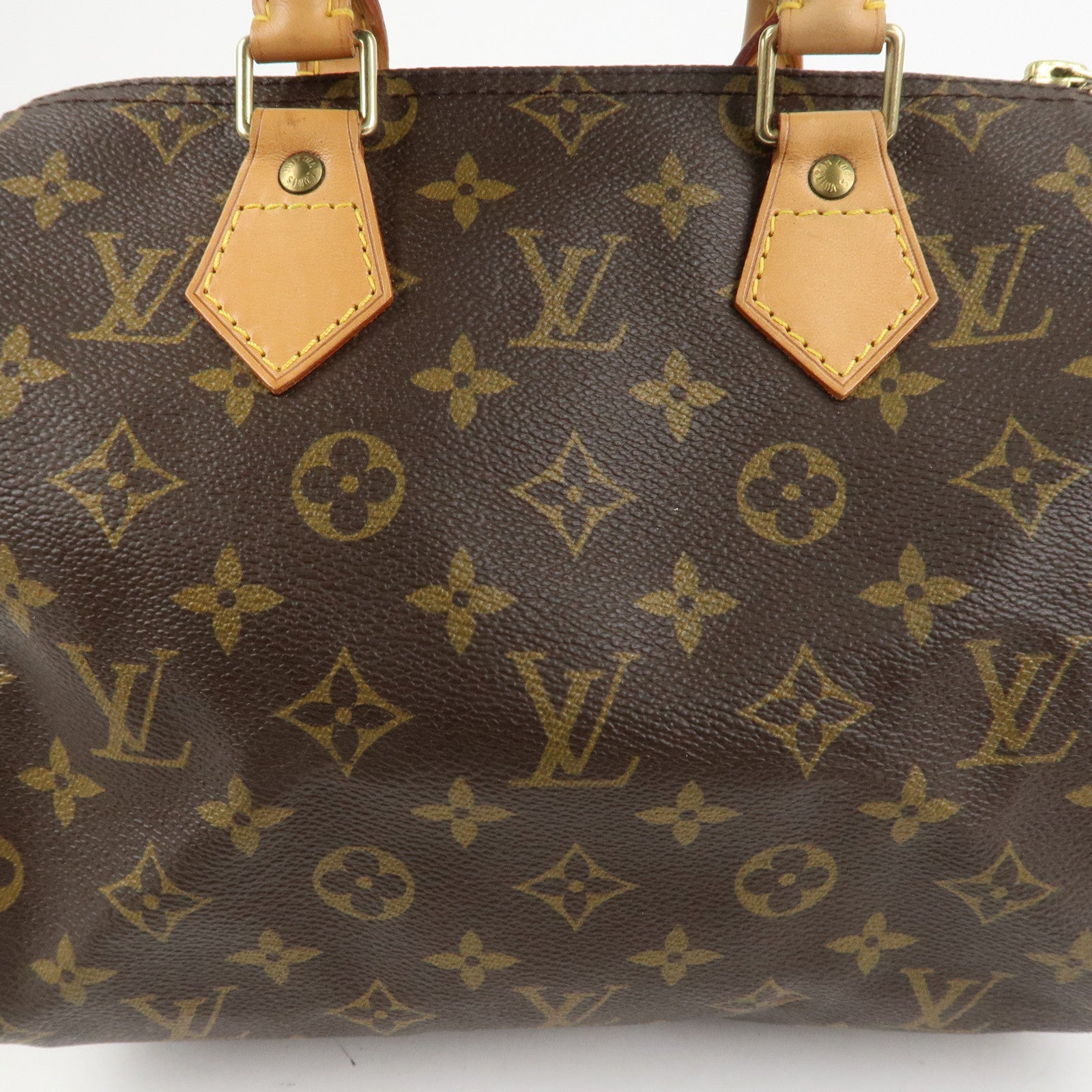 Louis Vuitton Monogram Speedy 25 Boston Bag Hand Bag Brown M41528
