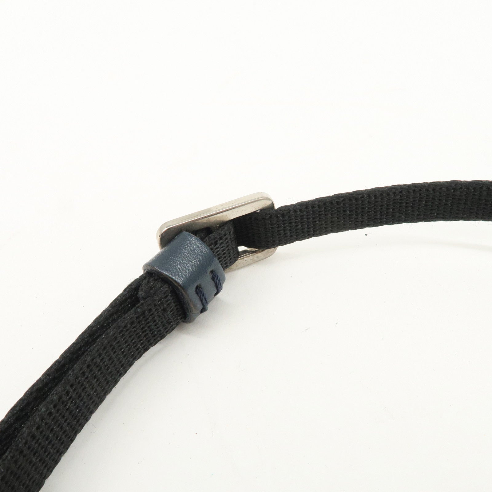 Christian Dior Trotter Canvas Leather Shoulder Bag Hand Bag Navy