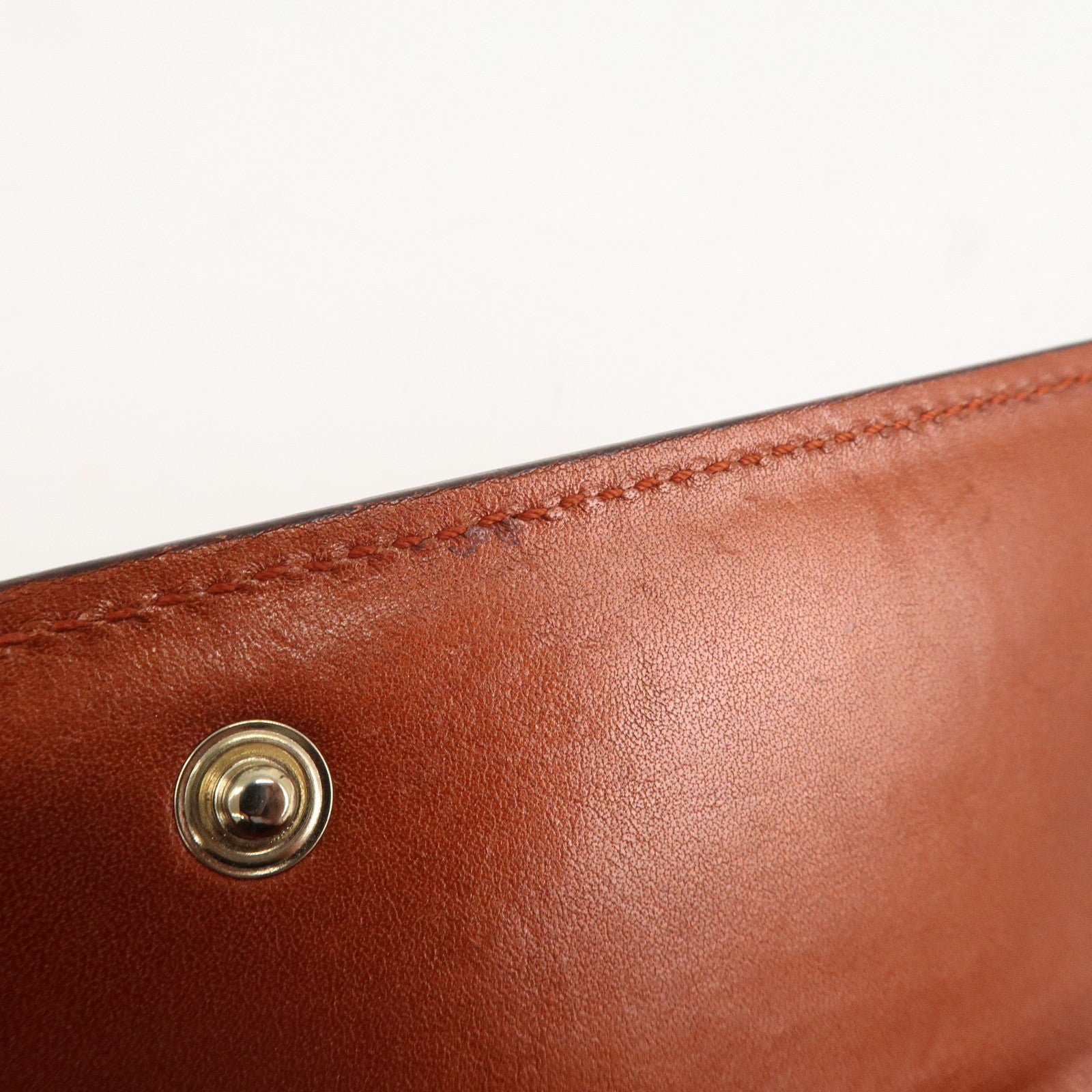 GUCCI Interlocking G Guccissima Lovely Heart Leather Wallet 251861 Used