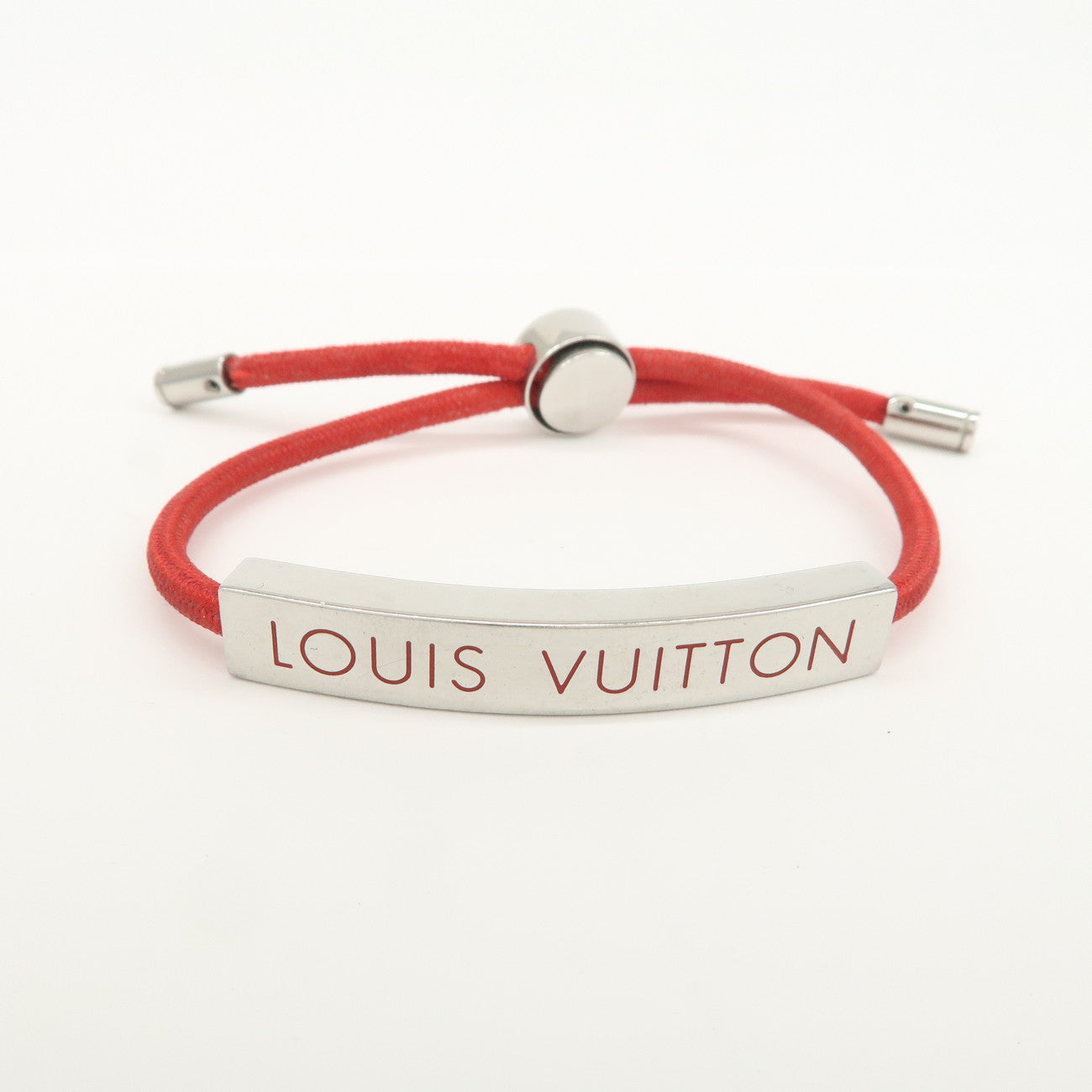 Louis Vuitton Bracelet LV Space Red Silver M00274