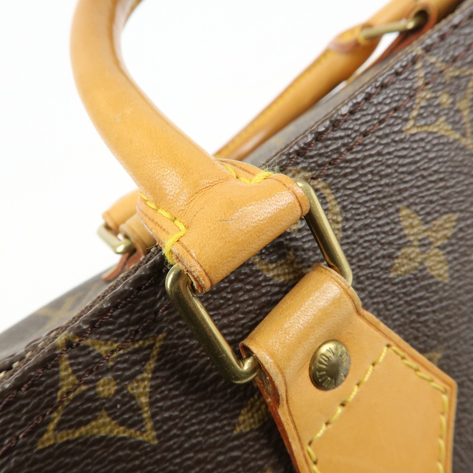 Louis Vuitton Monogram Speedy 25 Boston Bag Hand Bag Brown M41528