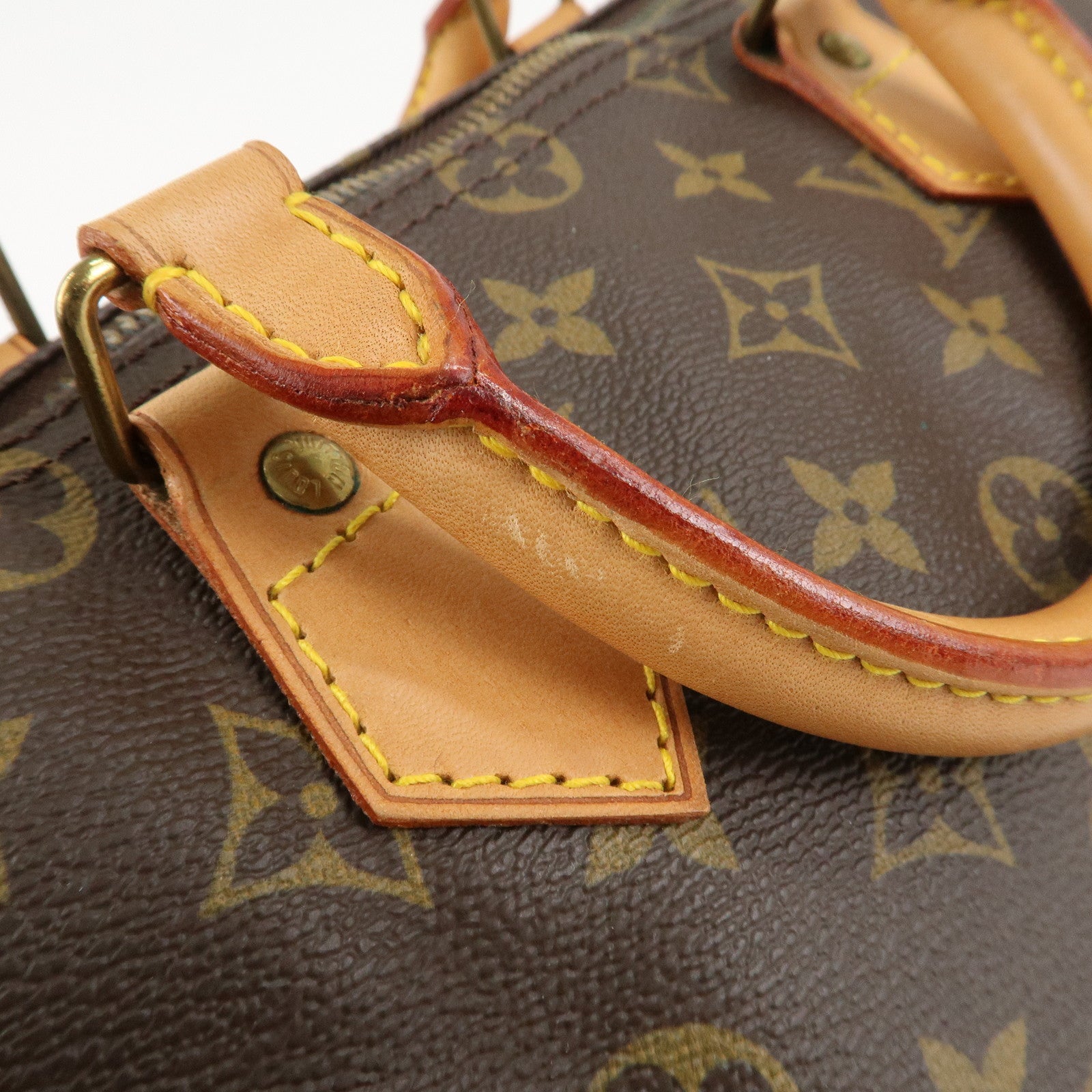Louis Vuitton Monogram Speedy 35 Boston Bag Hand Bag M41524 Used