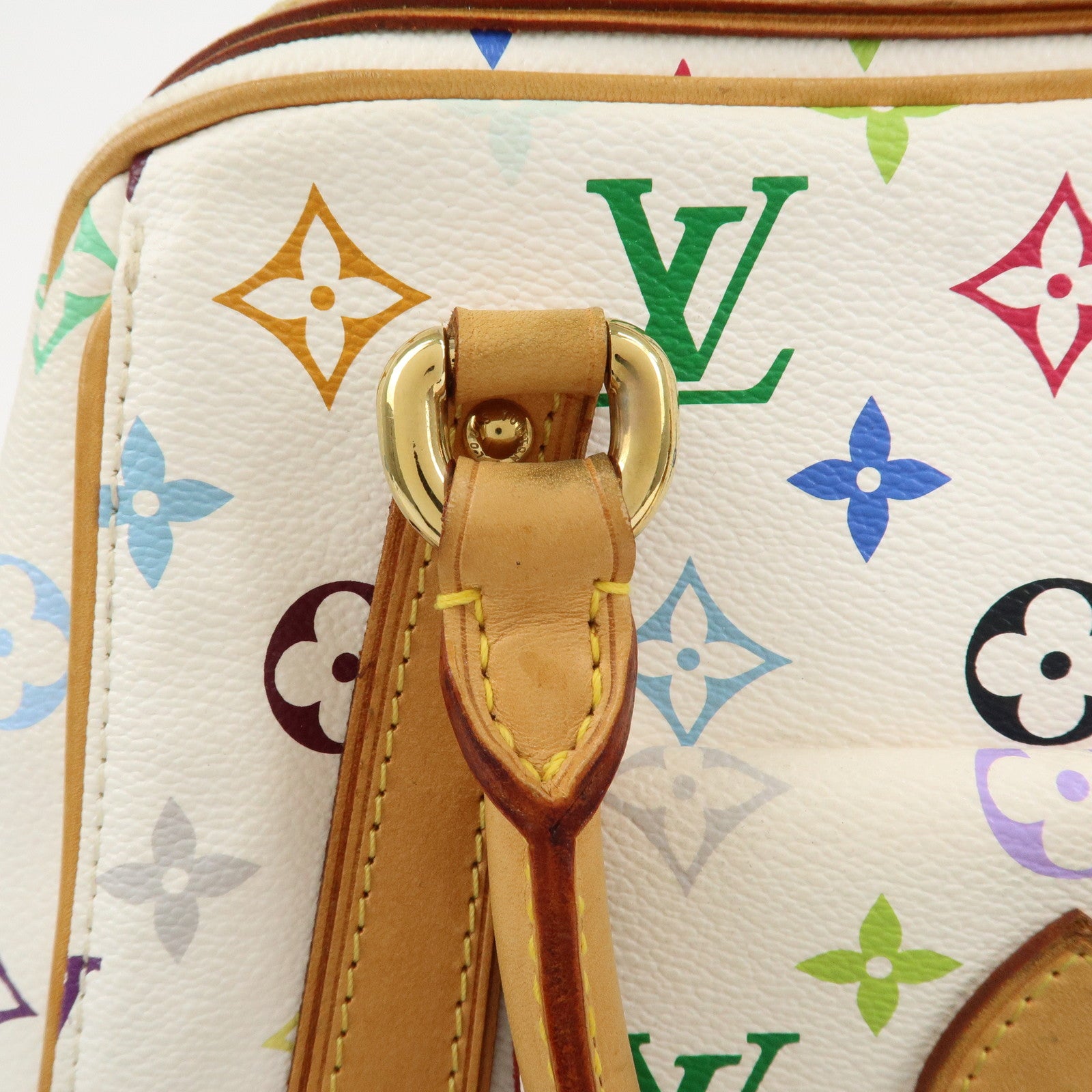 Louis Vuitton Monogram Multicolor Priscilla Hand Bag Blanc M40096