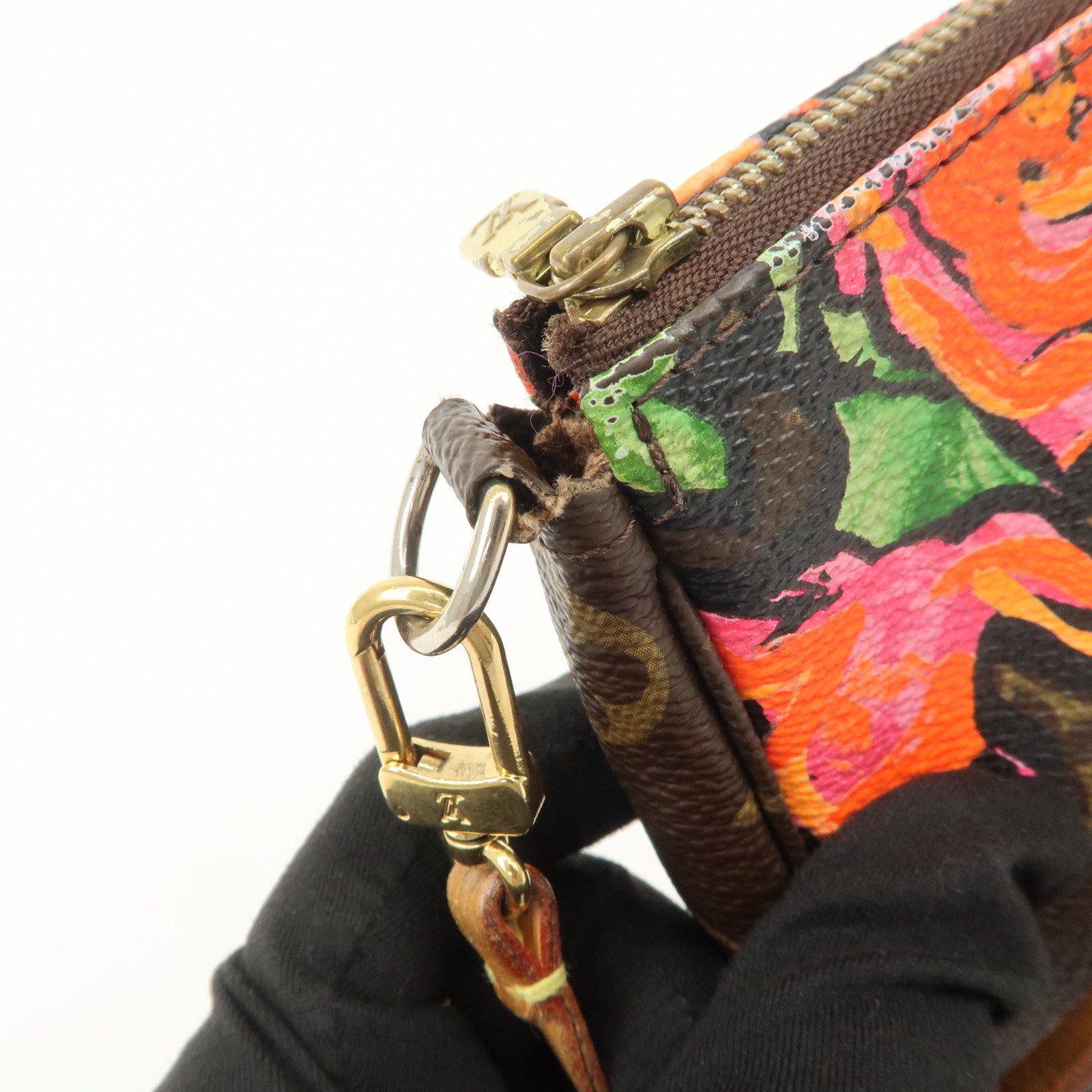 Louis Vuitton Monogram Rose Pochette Accessoires Pouch M48615