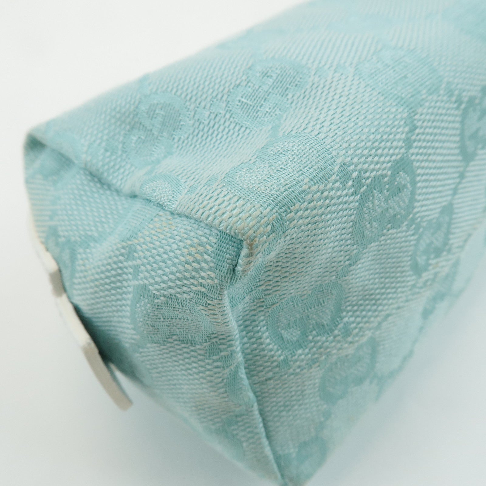 GUCCI Set of 2 GG Canvas Leather Cosmetic pouch 039.1113/29596 Used