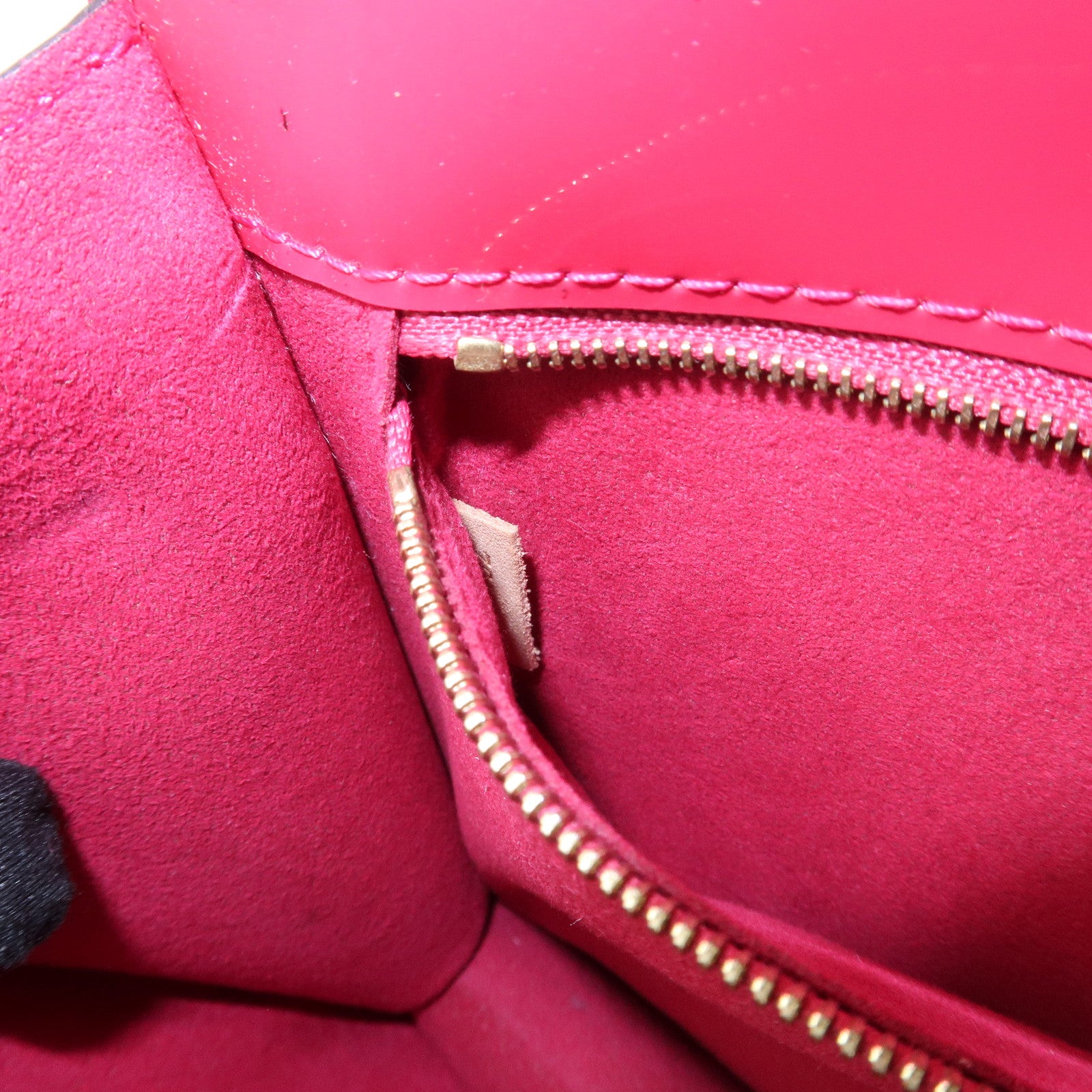 Louis Vuitton Vernis Monceau BB 2Way Hand Bag Rose Indien M91579