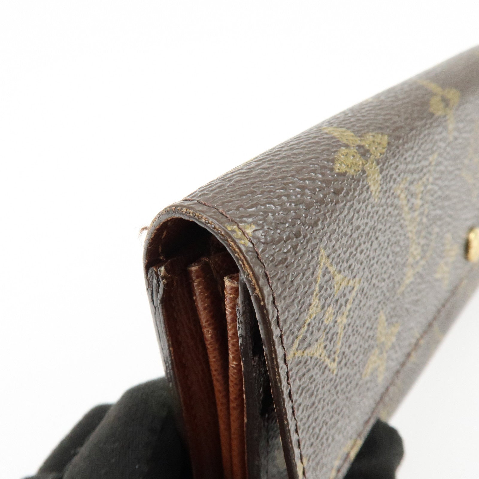 Louis Vuitton Monogram Portefeuille Sarah Long Wallet Brown M61734