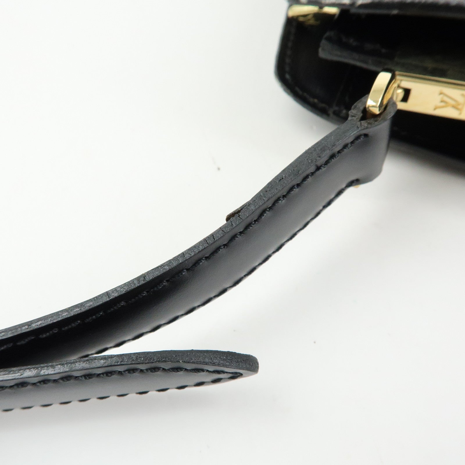 Louis Vuitton Epi Capuchin Shoulder Crossbody Bag Noir Black M52342