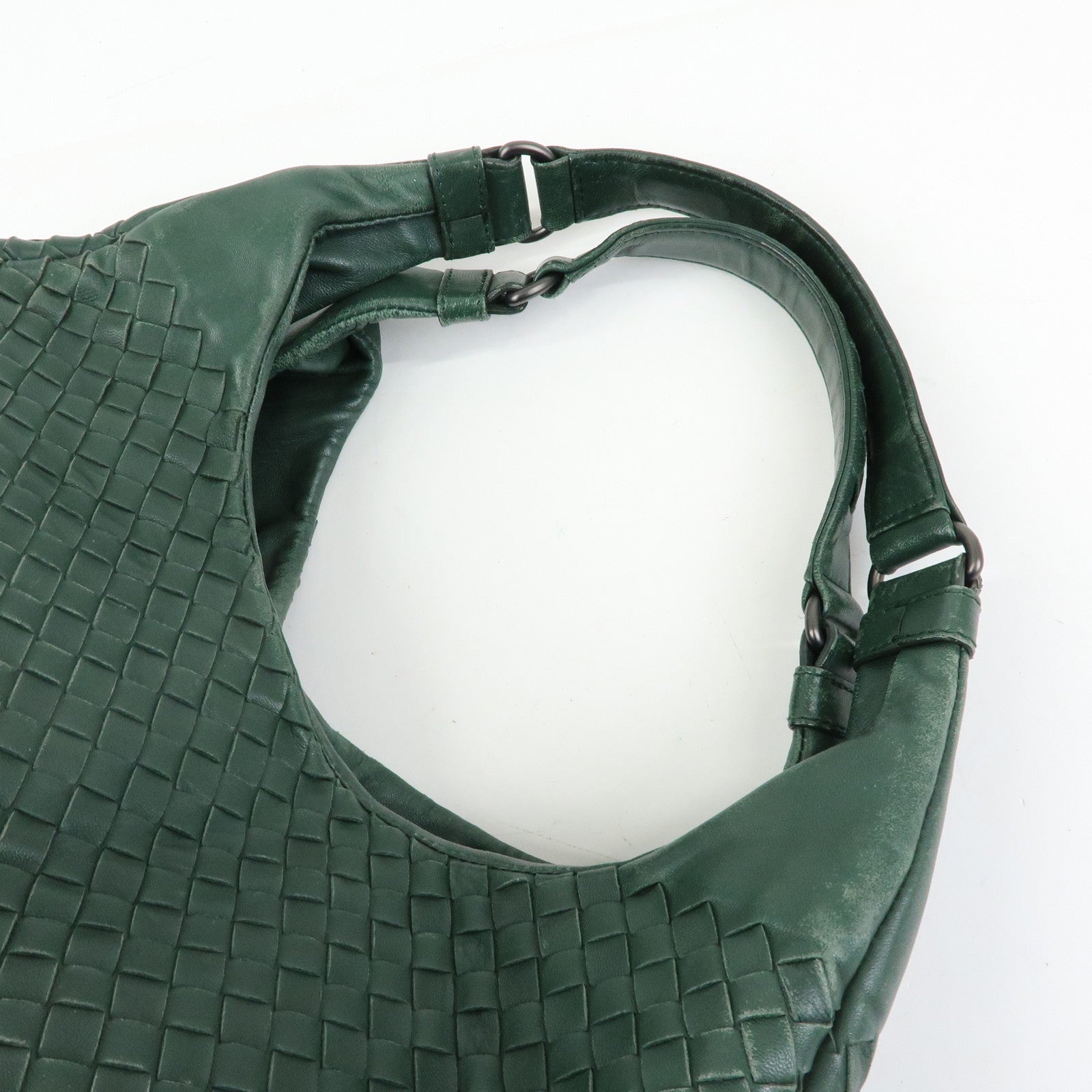 BOTTEGA VENETA Campana Intrecciato Leather Hand Bag 125787V0016