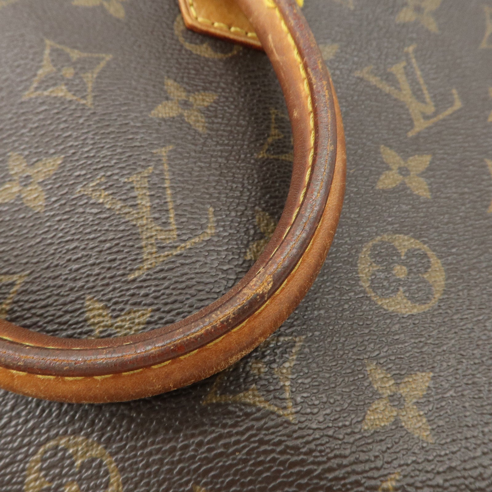 Louis Vuitton Monogram Alma Hand Bag Brown M51130 Used