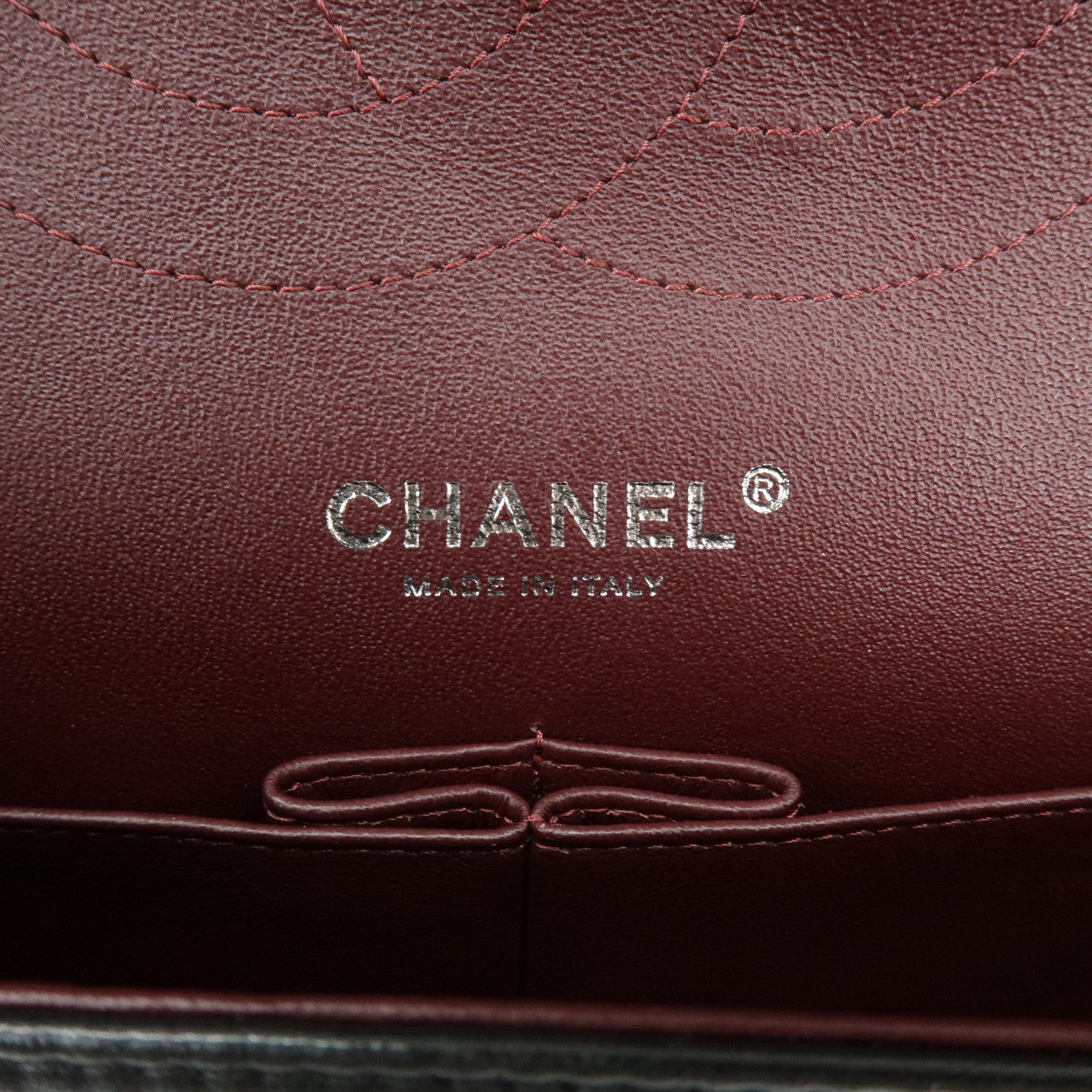 CHANEL Matelasse 30 Double Flap Chain Shoulder Bag Black A58600