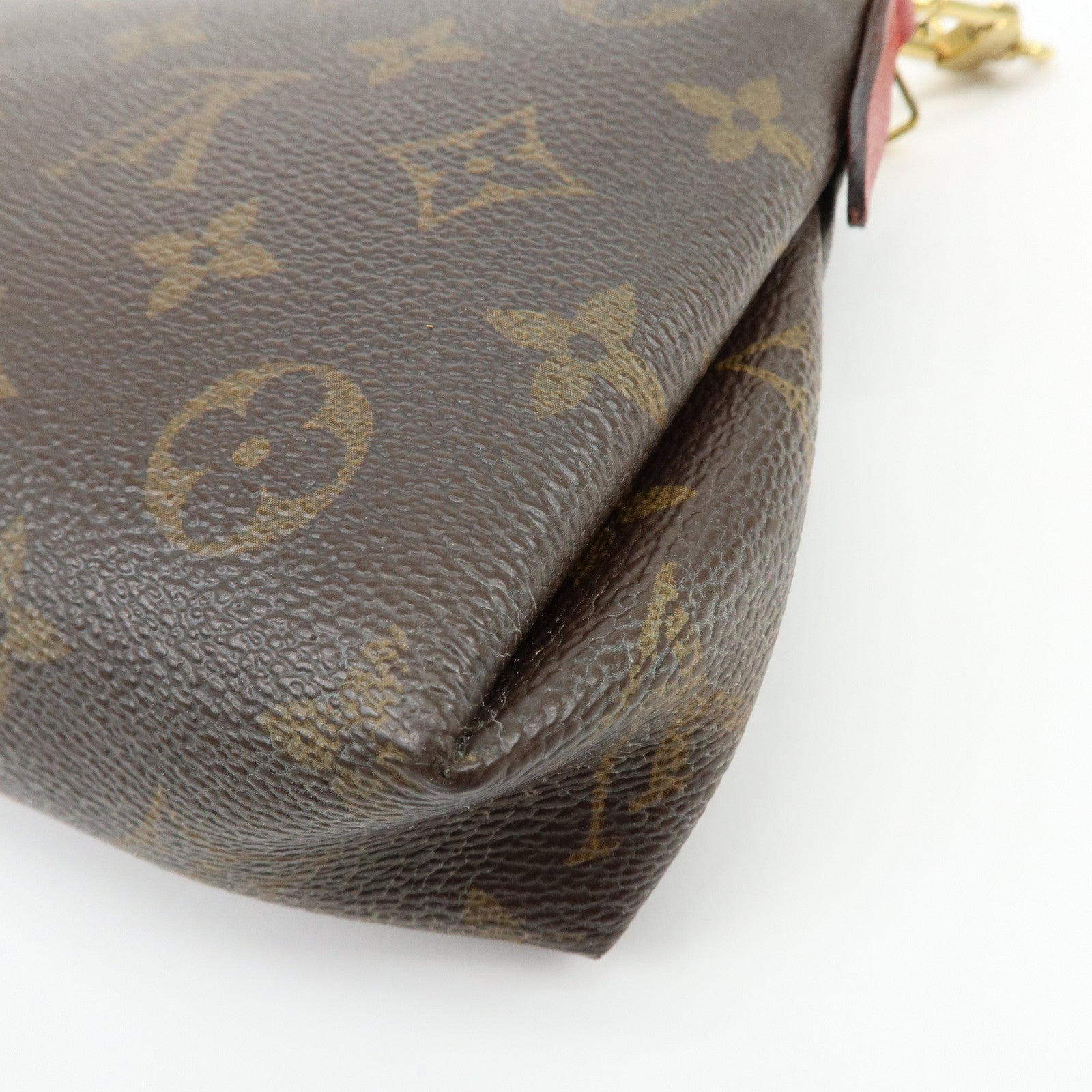 Louis Vuitton Monogram Pallas 2Way Chain Bag Clutch Cerise M41638