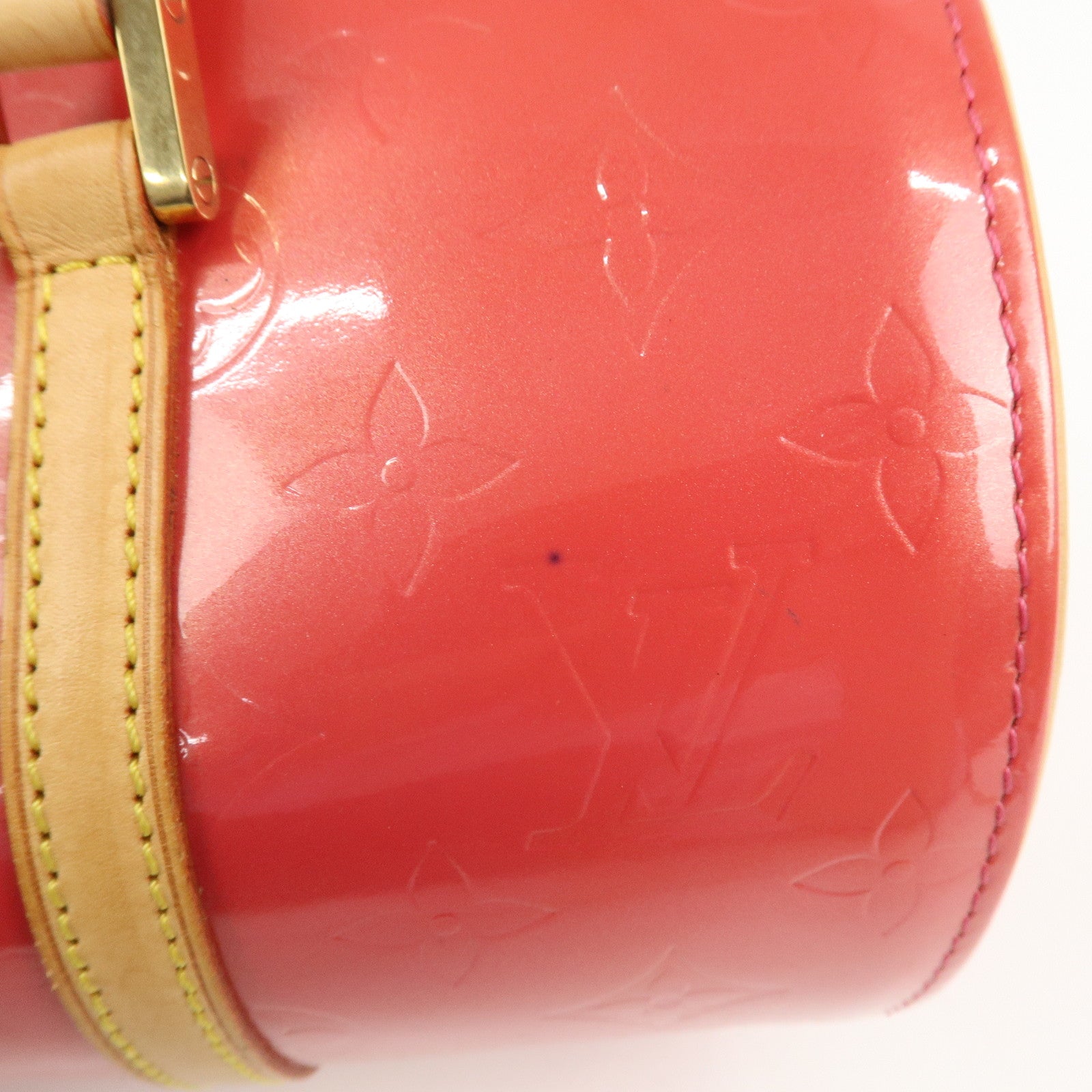 Louis Vuitton Monogram Vernis Bedford Hand Bag Framboise M9133F