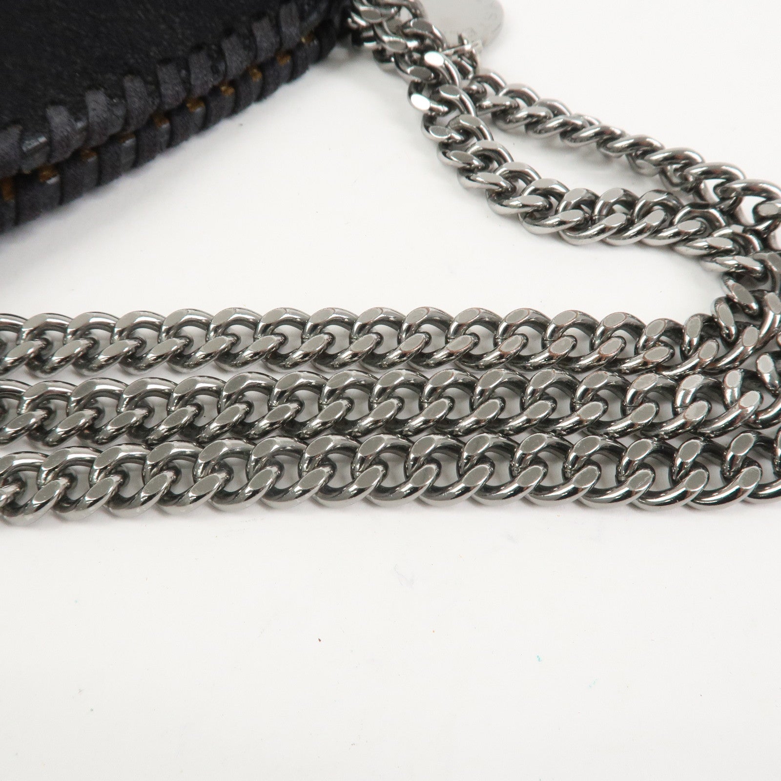 STELLA MCCARTNEY Falabella Polyester 2Way Bag Hand Bag Black