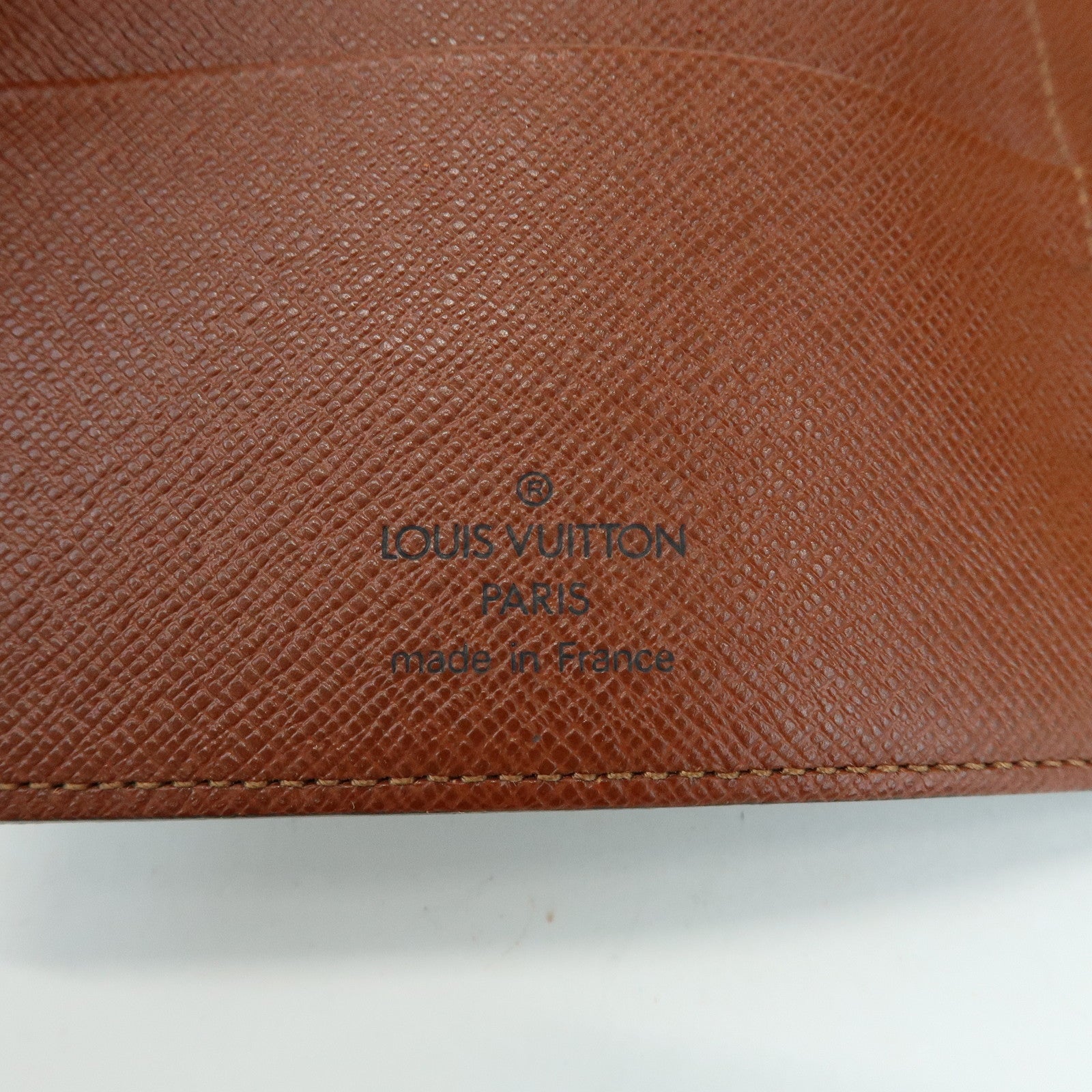 Louis Vuitton Monogram Agenda MM Planner Cover Brown R20105