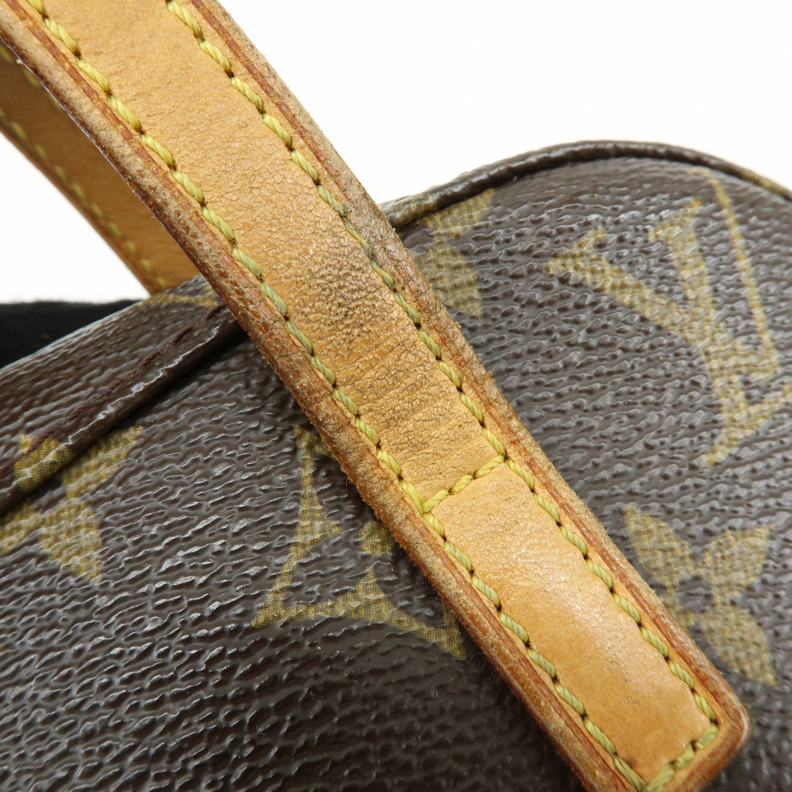 Louis Vuitton Monogram Spontini Hand Bag Brown M47500