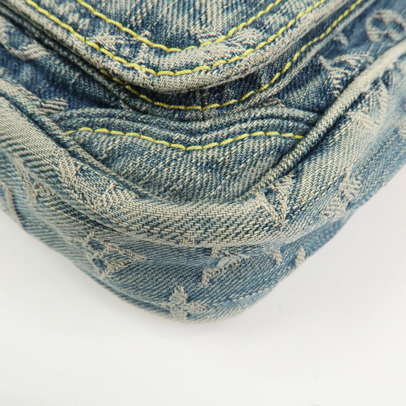 Louis Vuitton Monogram Denim Camera Bag Shoulder Bag Blue M95348