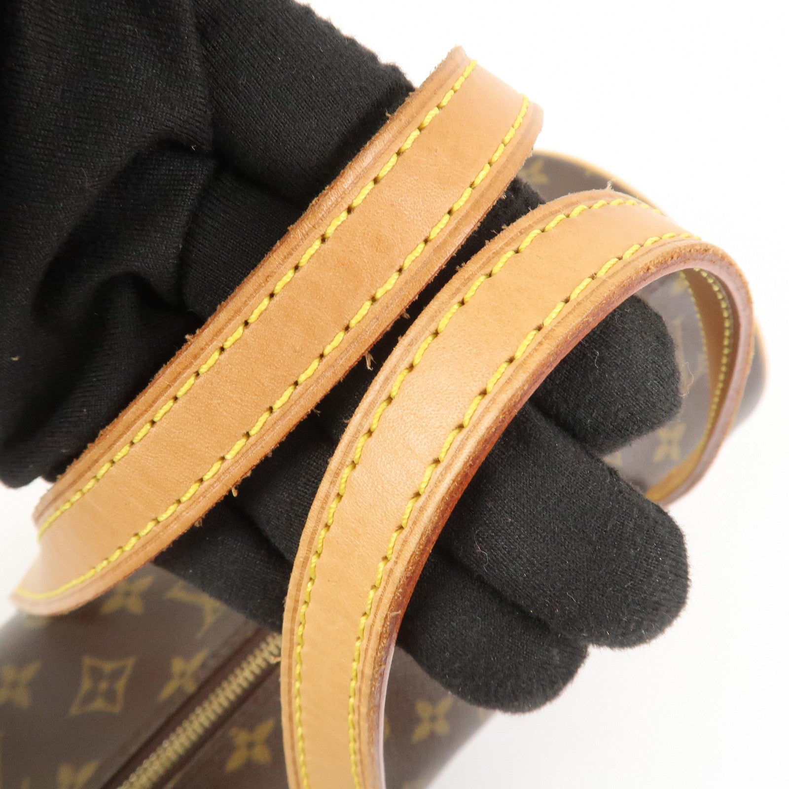 Louis Vuitton Monogram Papillon 30 Hand Bag Brown M51385