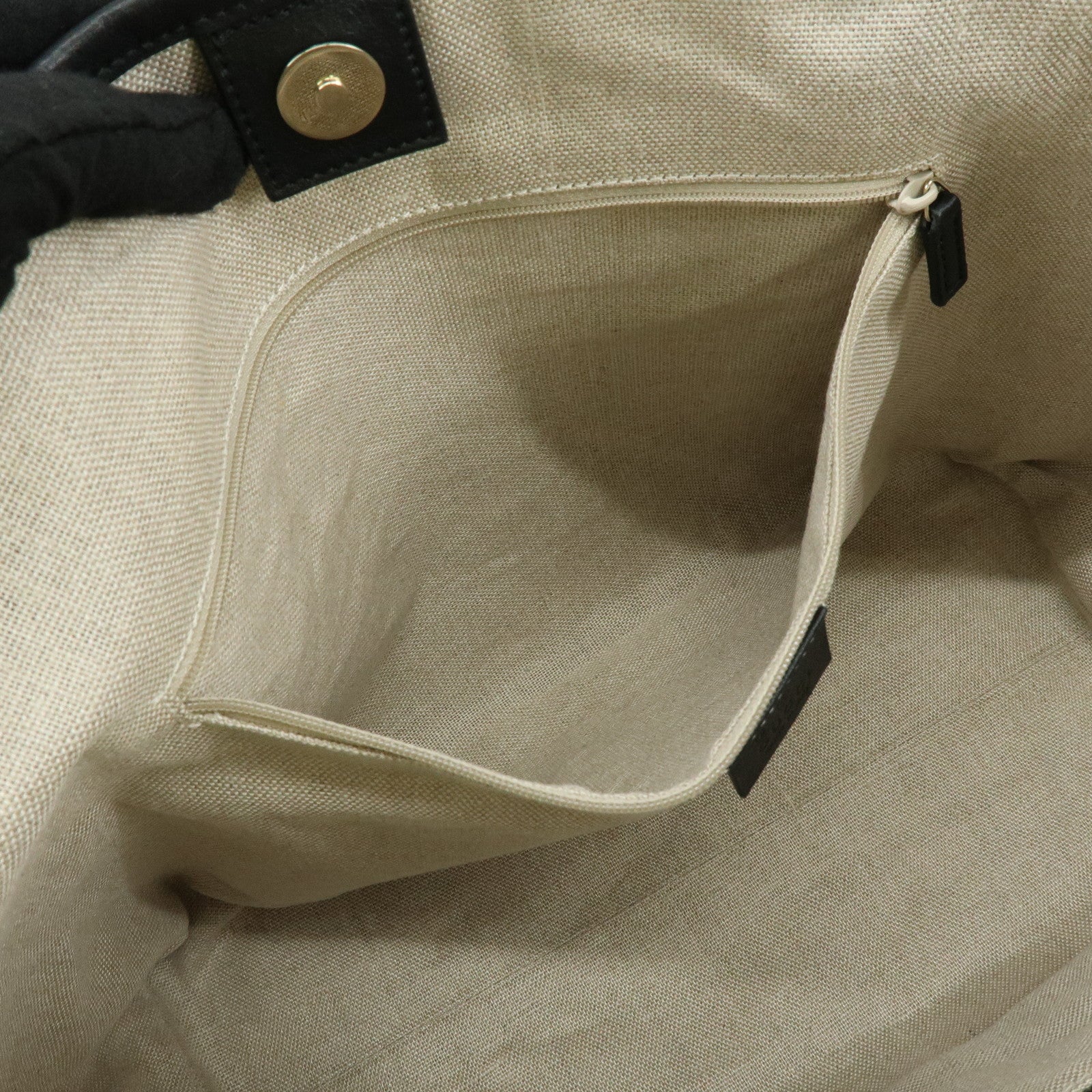 GUCCI Microguccissima Leather Tote Bag Shoulder Bag Black 449647