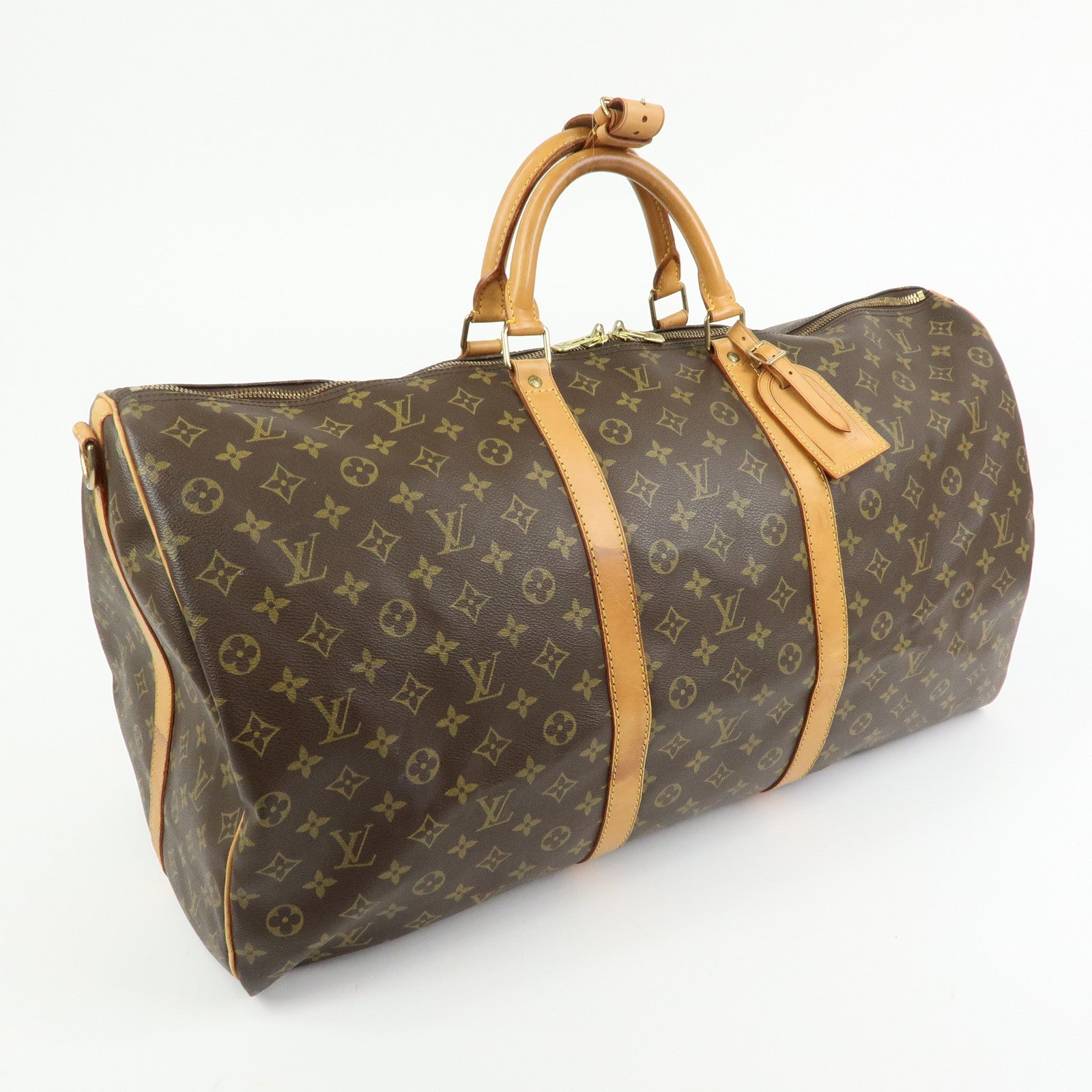 Louis Vuitton Monogram Keep All Bandouliere 60 Boston Bag M41412
