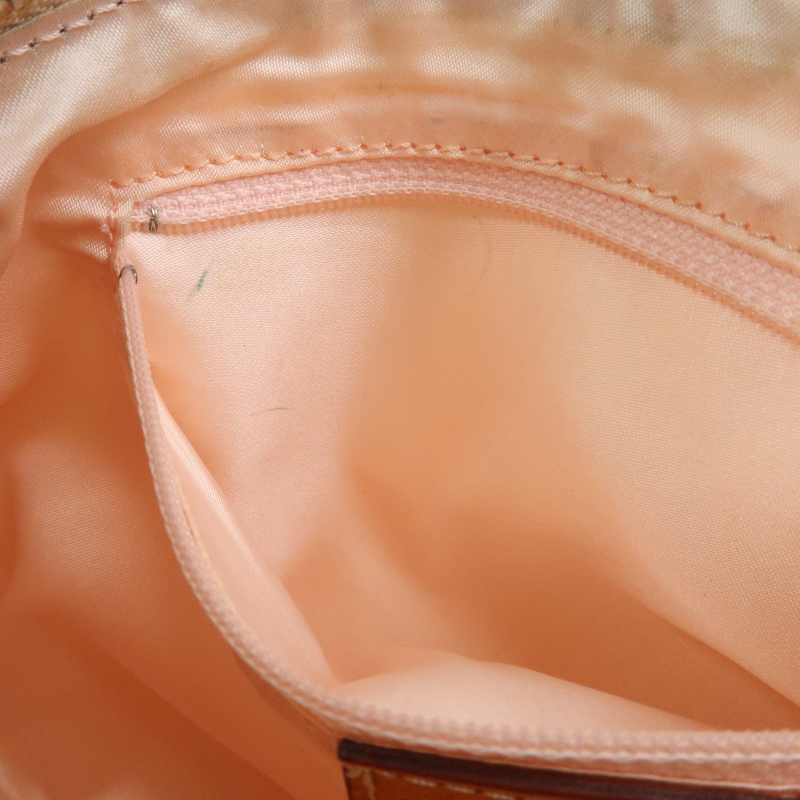 Christian Dior Trotter Romantic PVC Canvas Leather Shoulder Bag