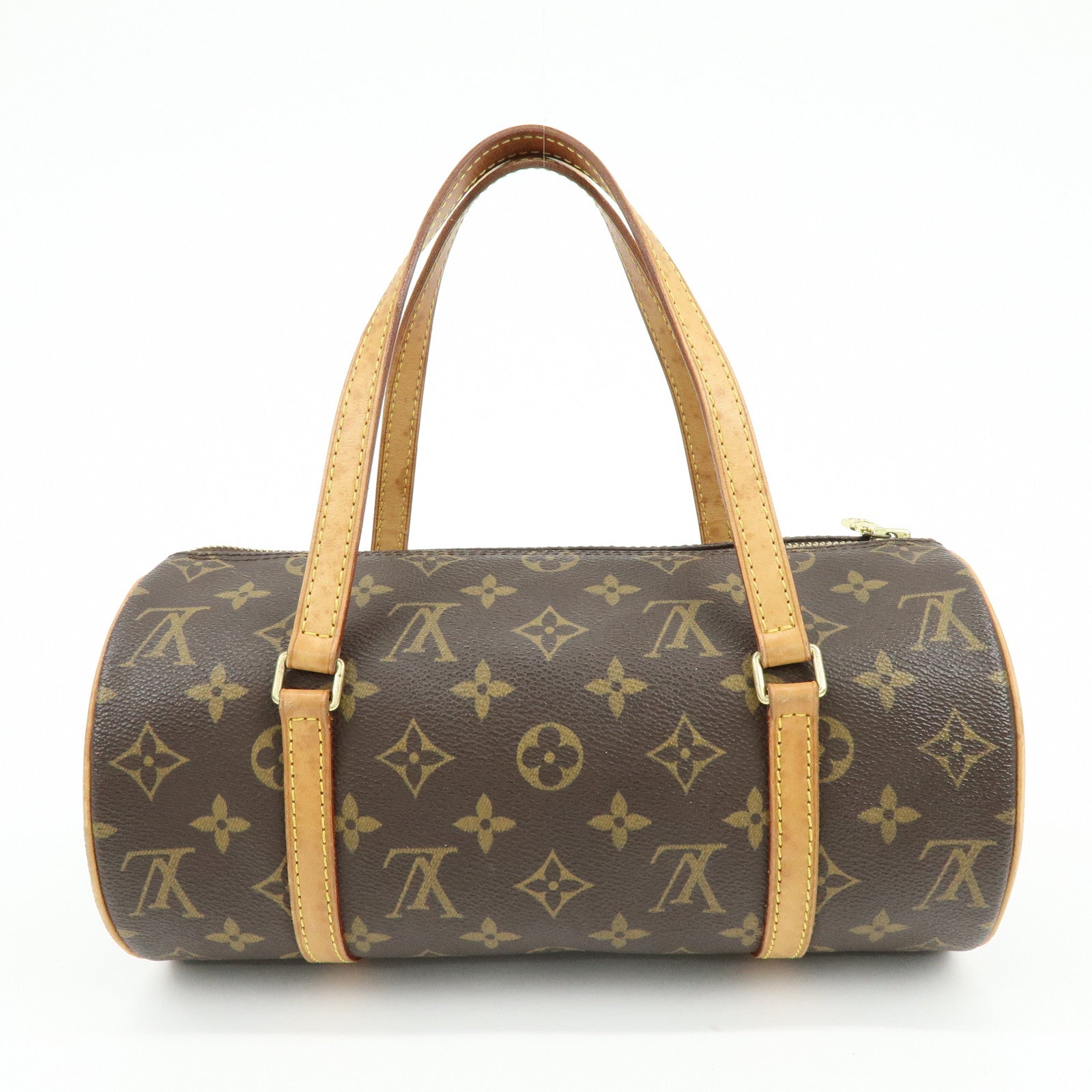 Louis Vuitton Monogram Papillon 26 Hand Bag Brown M51386
