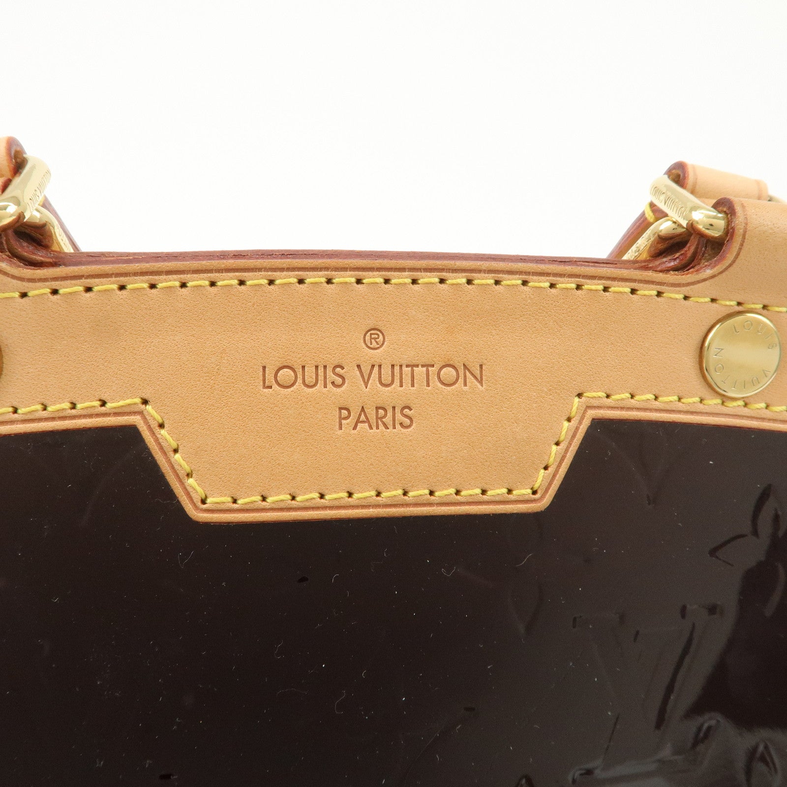 Louis Vuitton Vernis Brea MM 2Way Hand Bag Shoulder Bag Amarante M91619