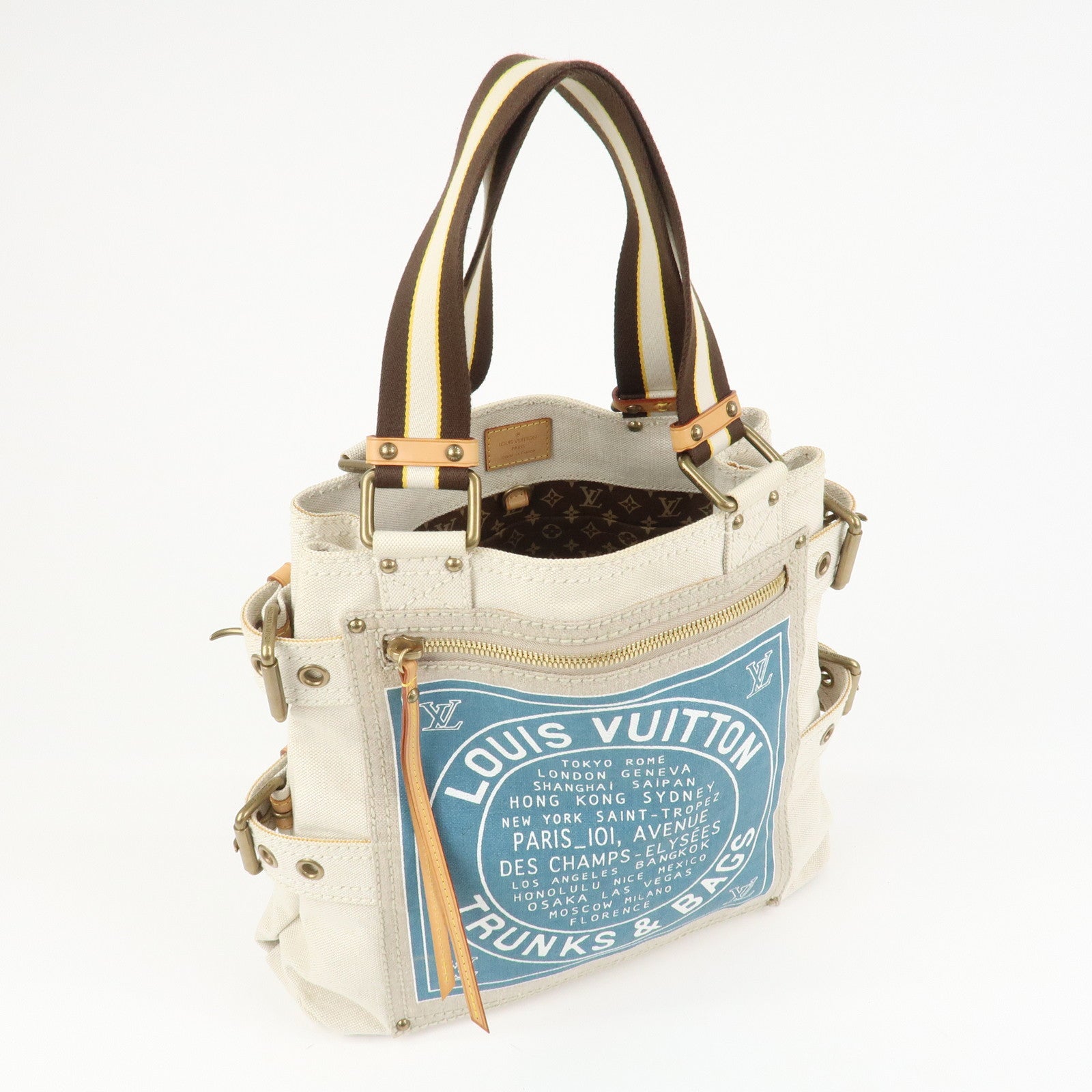 Louis Vuitton Cruise Line Globe Shopper MM Shoulder Bag M95114