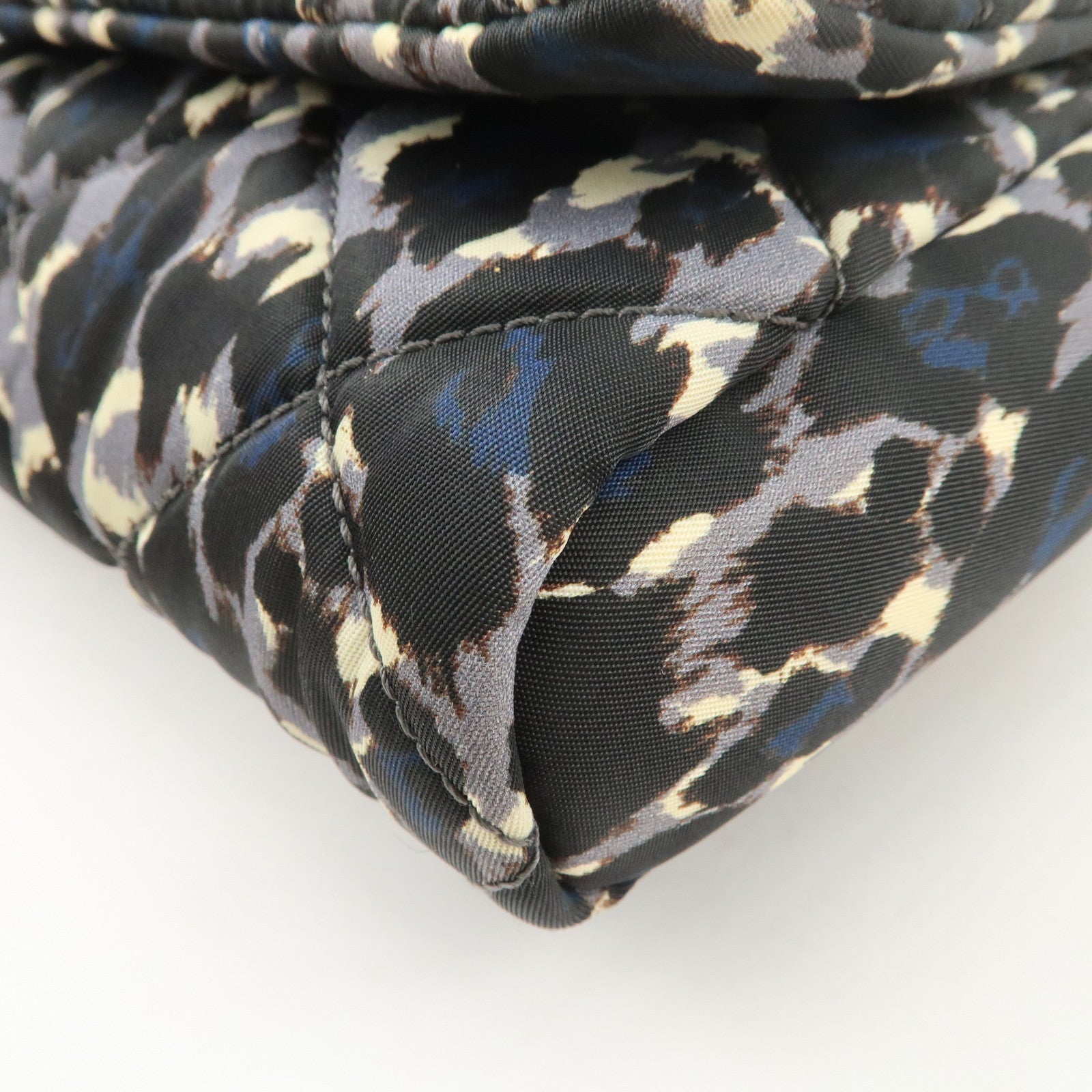 Ferragamo Vara Ribbon Nylon Shoulder Bag Crossbody Bag Black Blue