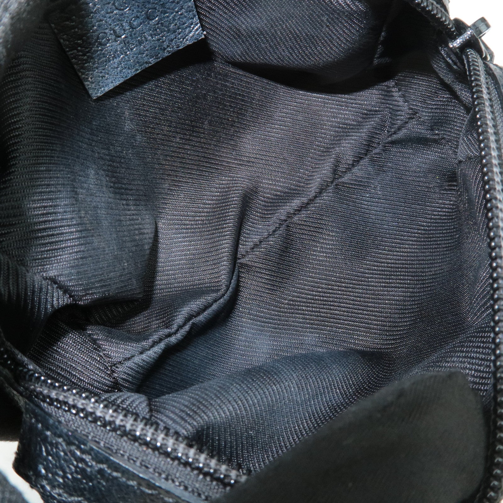 GUCCI Set of 2 GG Canvas Leather Cosmetic pouch 039.1113/29596 Used