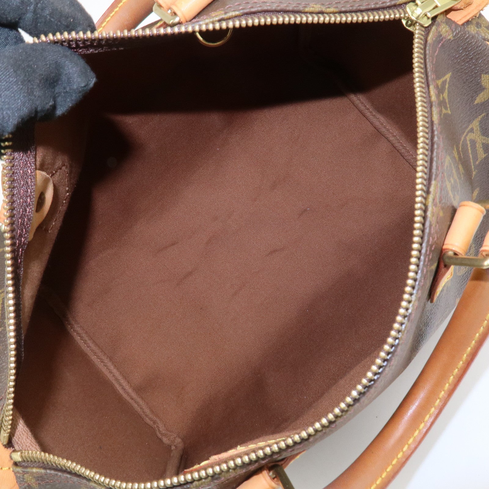 Louis Vuitton Monogram Speedy 30 Boston Bag Hand Bag Brown M41526