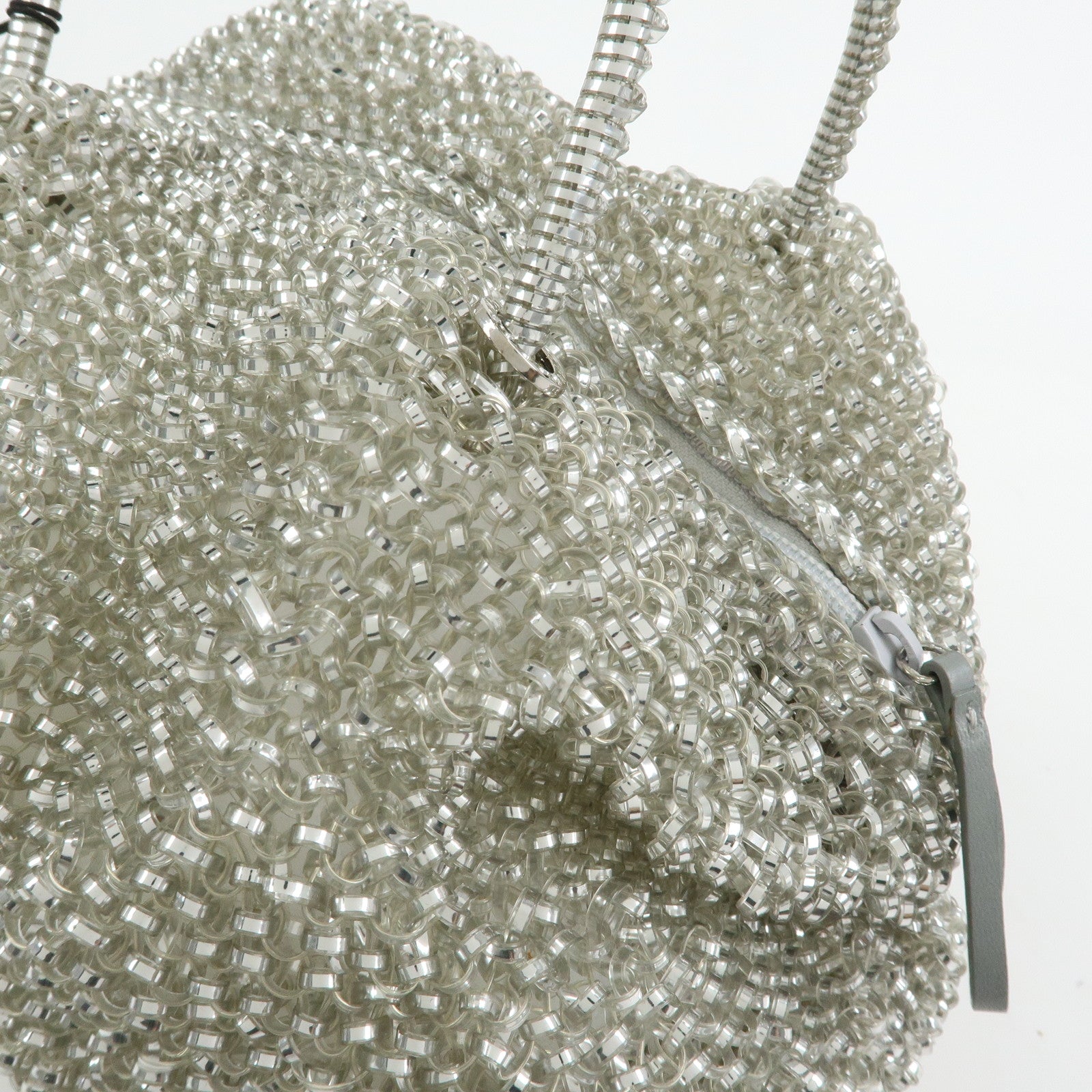 ANTEPRIMA PVC Wire Bag Hand Bag Shoulder Bag Mini Bag Charm Silver
