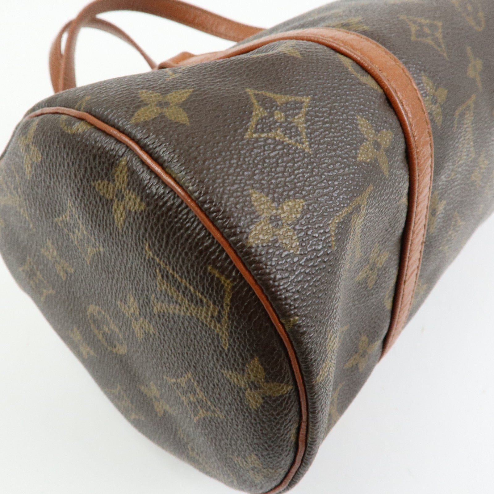 Louis Vuitton Monogram Papillon 30 Hand Bag Brown M51365