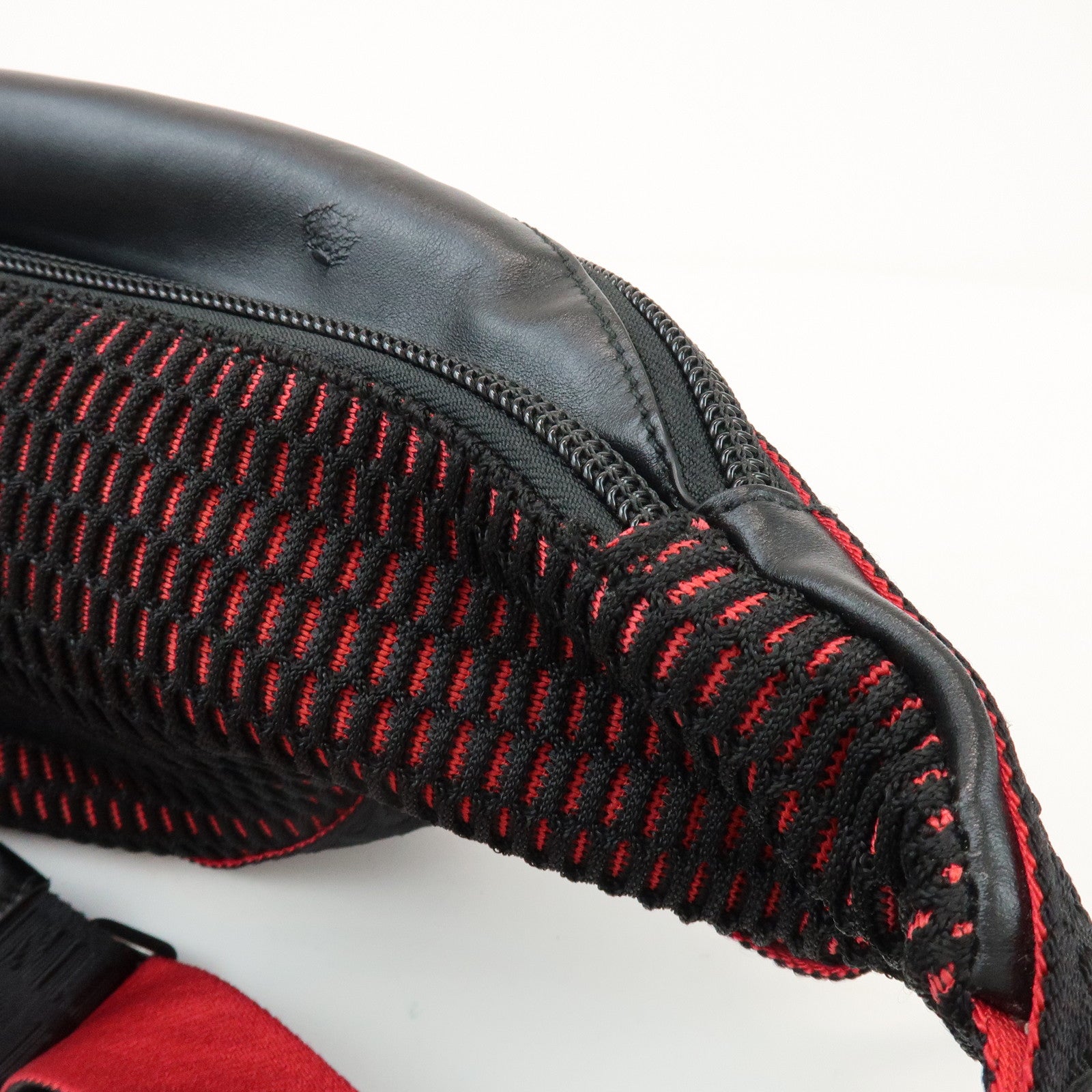 Christian Louboutin Paris New York City Leather Body Bag Black