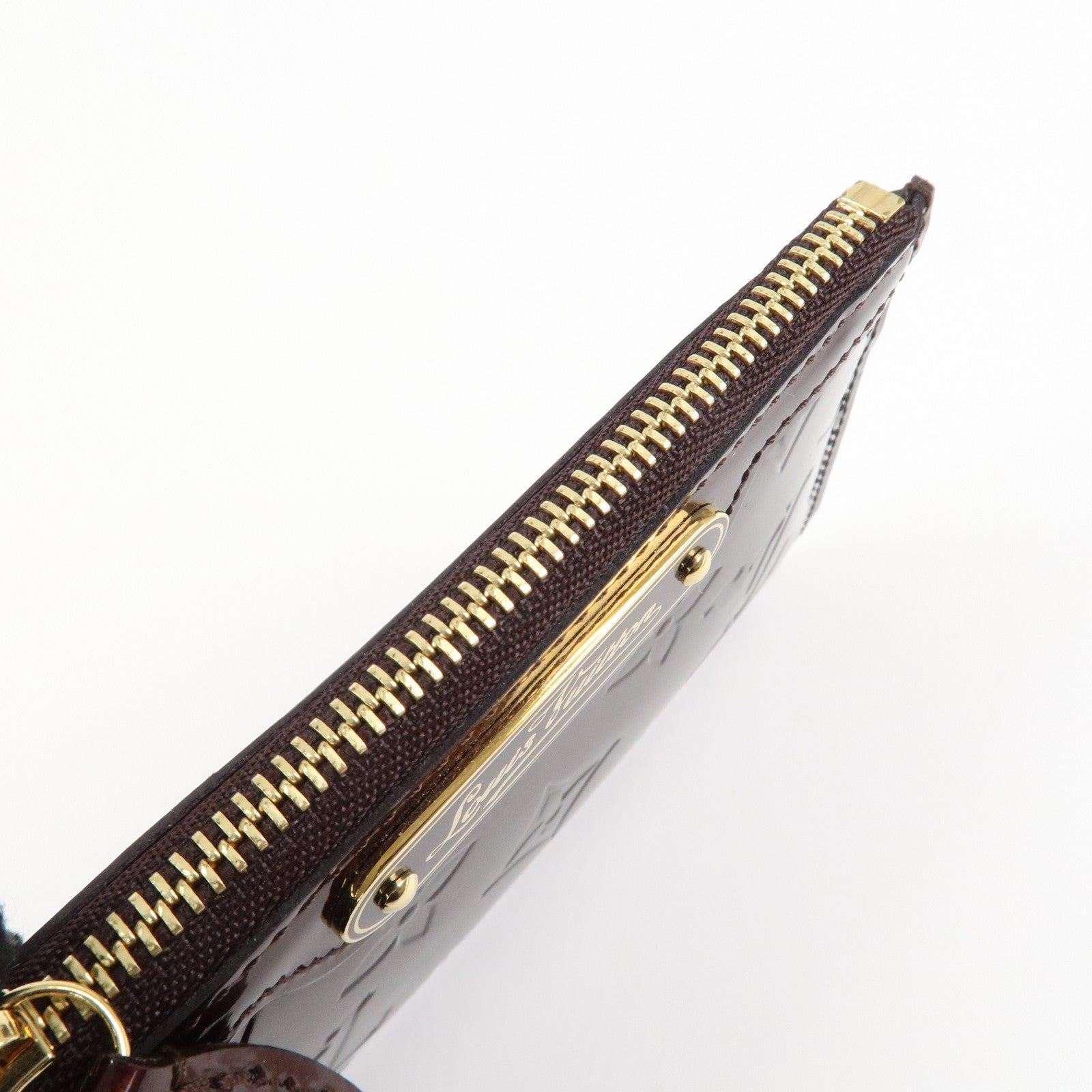 UsedLouis Vuitton Vernis Pochette Cles Coin Case Amarante M93557