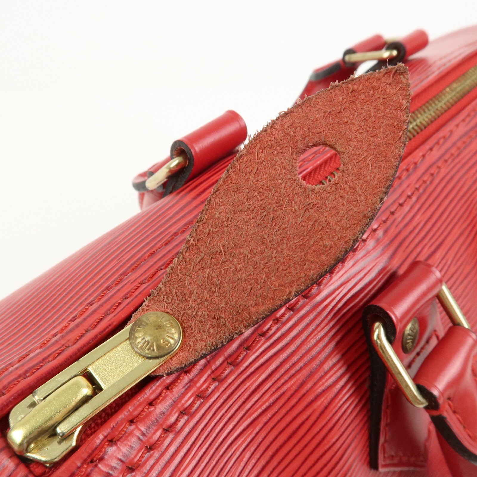 Louis Vuitton Epi Leather Speedy 30 Boston Bag Castilian Red M41526