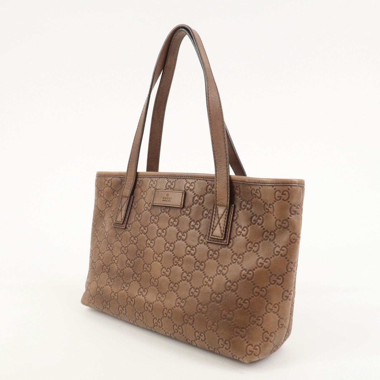 GUCCI Guccissima Leather Tote Bag Shoulder Bag Hand Bag 211136