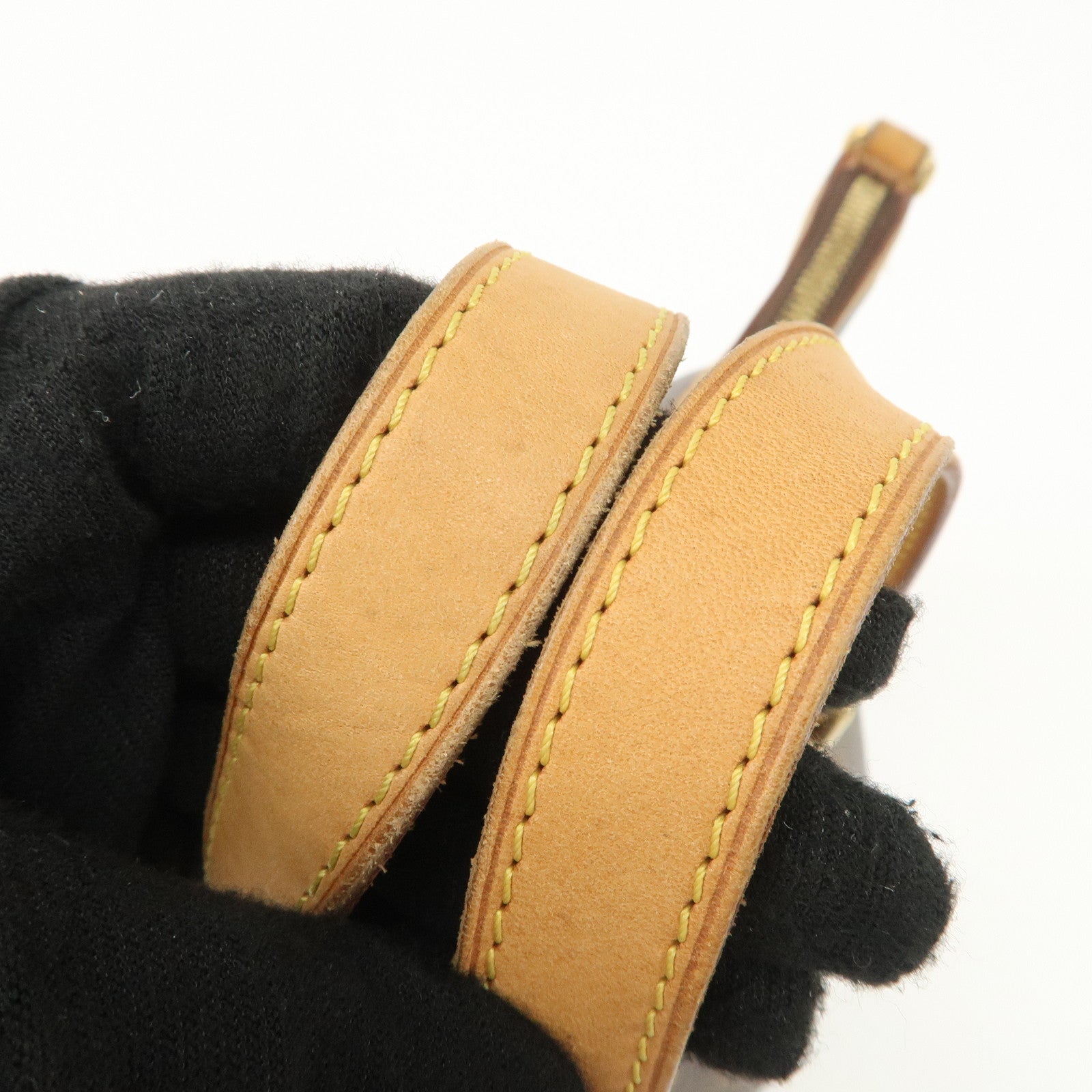 Louis Vuitton Monogram Palermo PM 2Way Hand Bag Brown M40145 Used