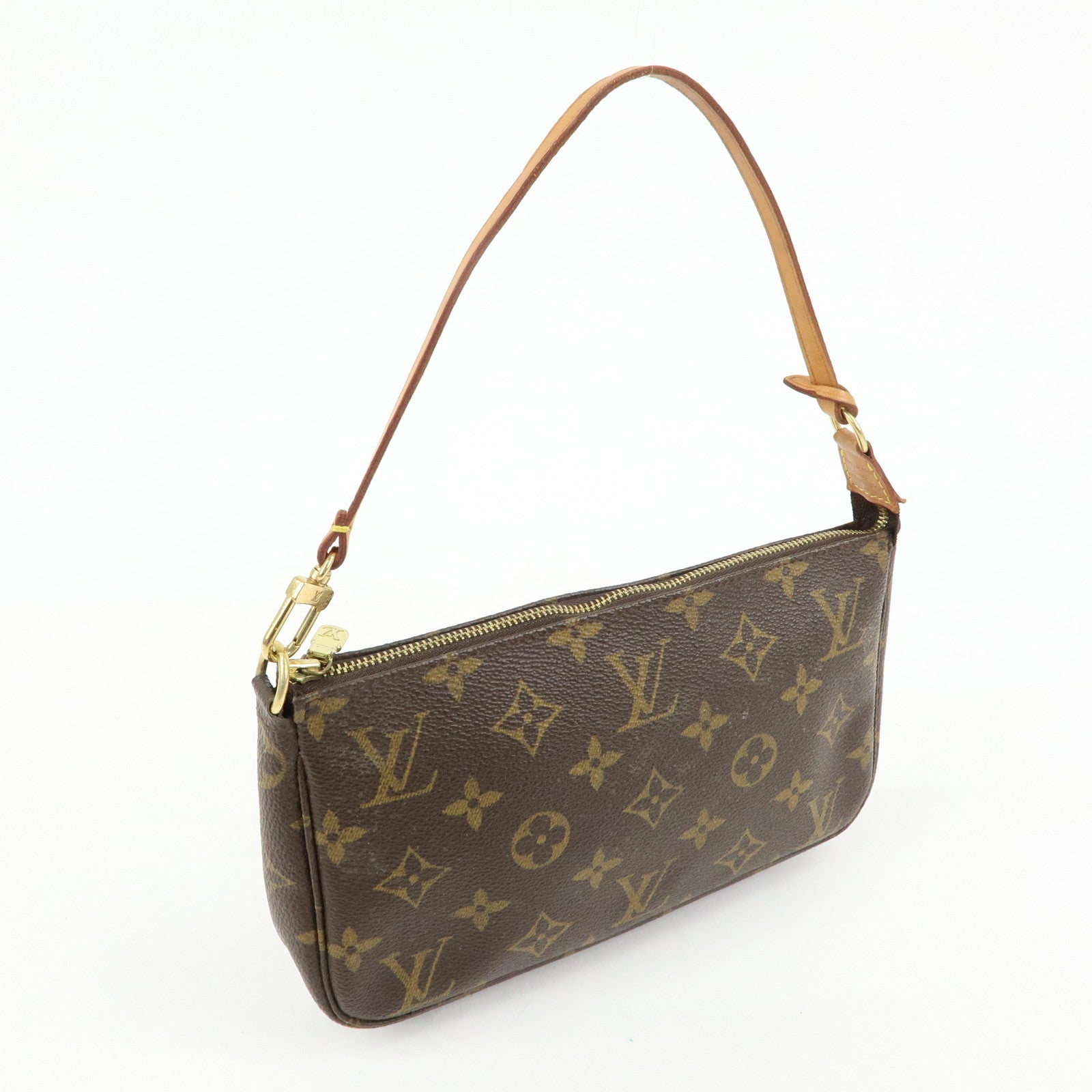 Louis Vuitton Monogram Pochette Accessoires Pouch Hand Bag M51980