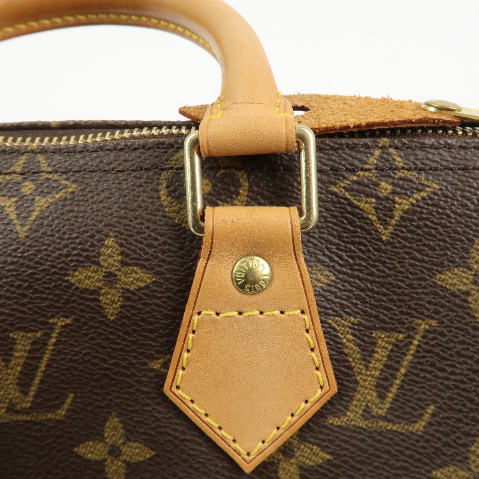 Louis Vuitton Monogram Speedy 25 Boston Bag Hand Bag Brown M41528