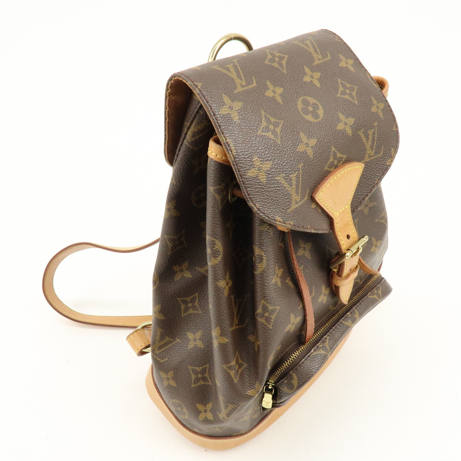 Louis Vuitton Monogram Montsouris MM Backpack Brown M51136